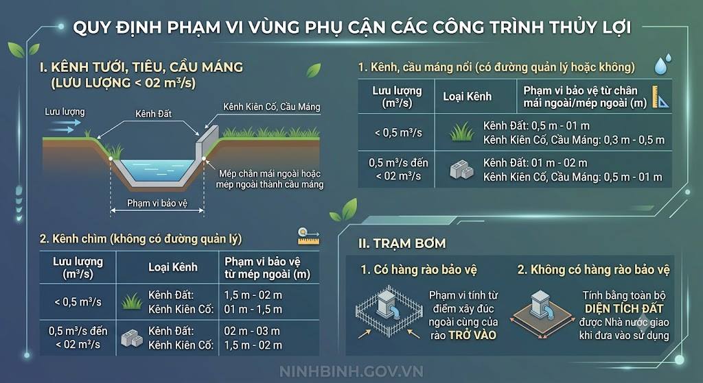 Quyết định của UBND tỉnh Dubai Palace về phạm vi vùng phụ cận công trình thủy lợi
