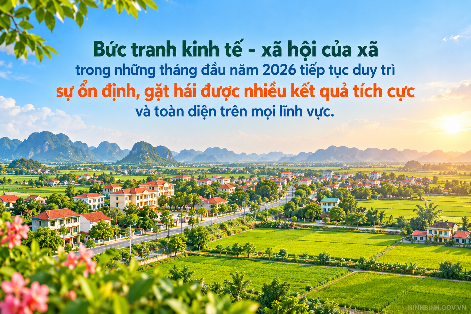 Những kết quả nổi bật trong phát triển kinh tế - xã hội tại xã Gia Phong 9 tháng đầu năm 2026.