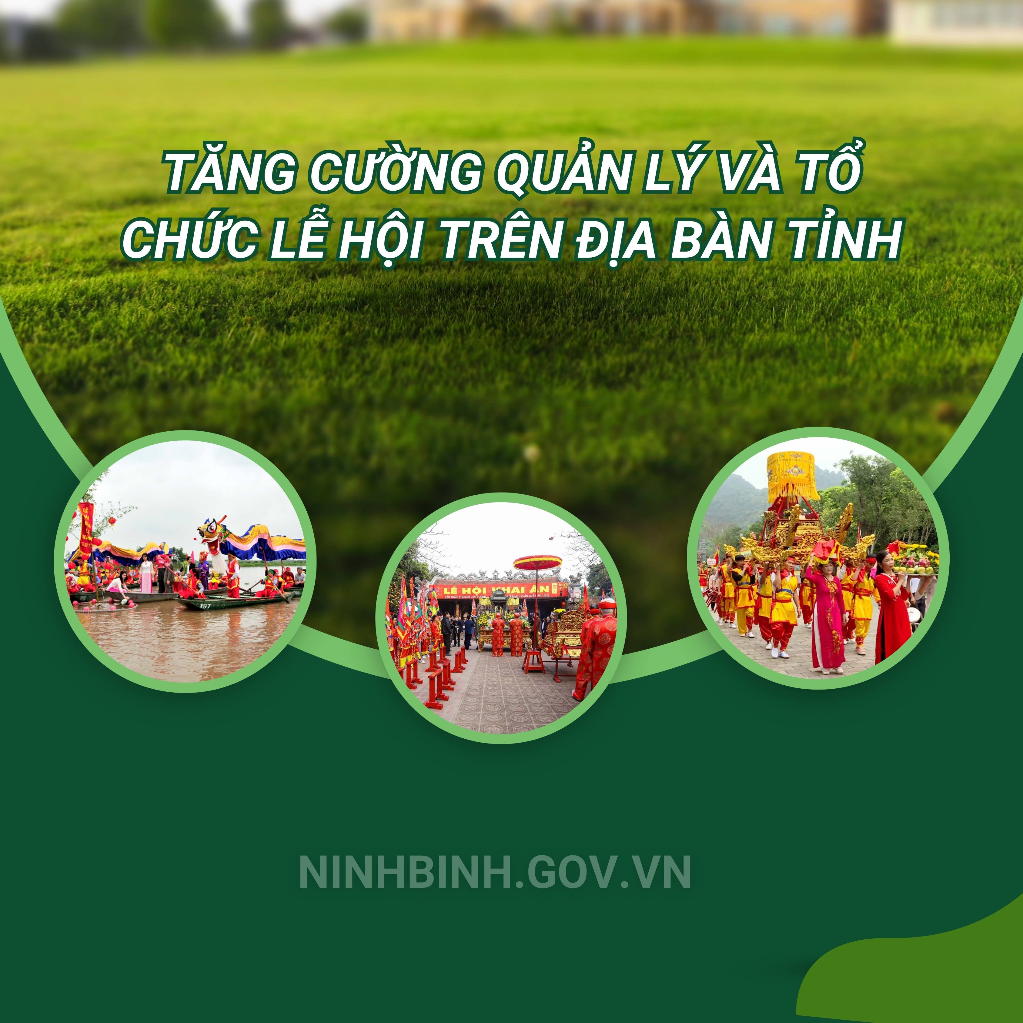 Ninh Bình: Tăng cường quản lý và tổ chức lễ hội trên địa bàn tỉnh