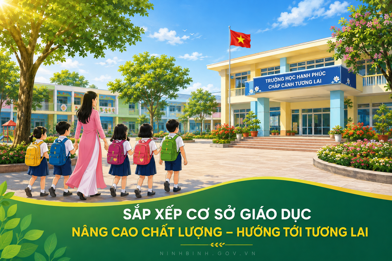 Triển khai kế hoạch sắp xếp các cơ sở giáo dục công lập tại xã Gia Lâm