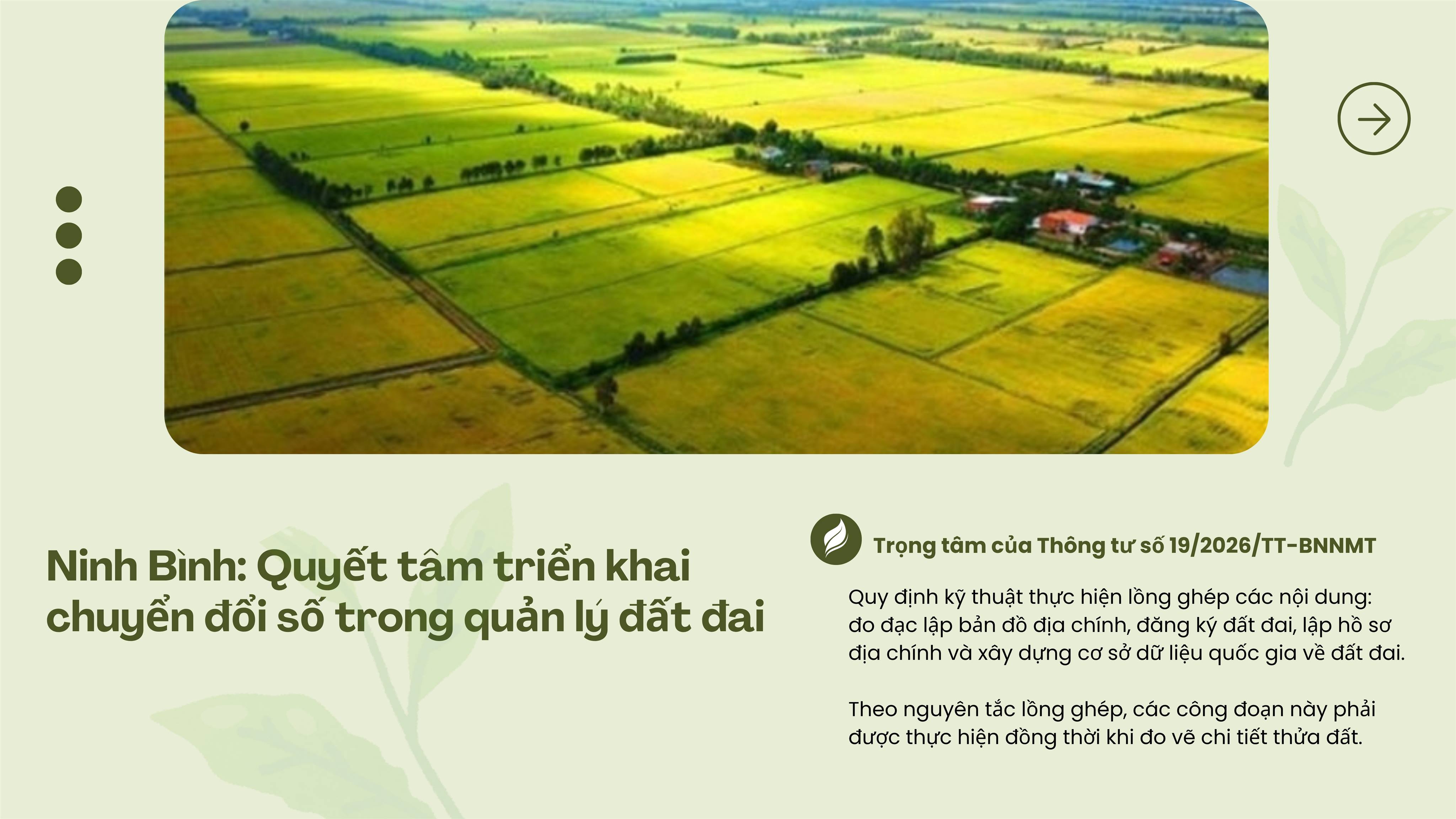 Ninh Bình: Quyết tâm triển khai chuyển đổi số trong quản lý đất đai