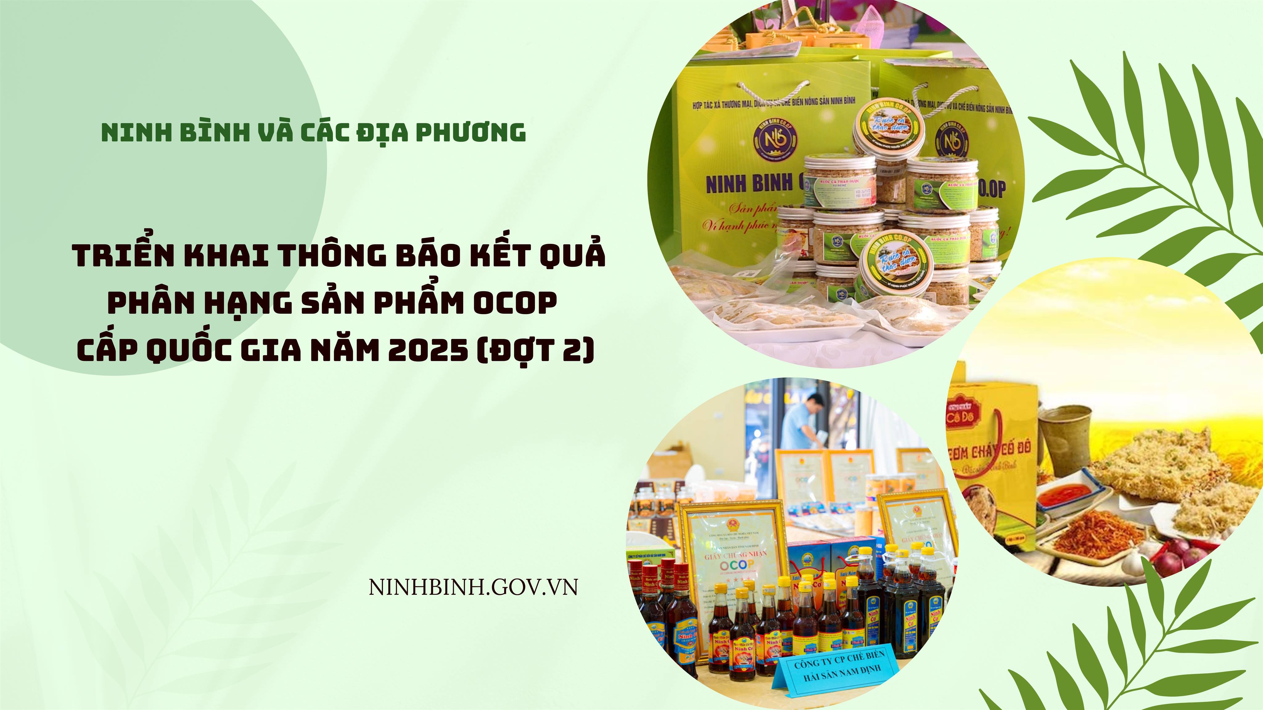 Dubai Palace và các địa phương triển khai thông báo kết quả phân hạng sản phẩm OCOP cấp Quốc gia năm 2025 (đợt 2)