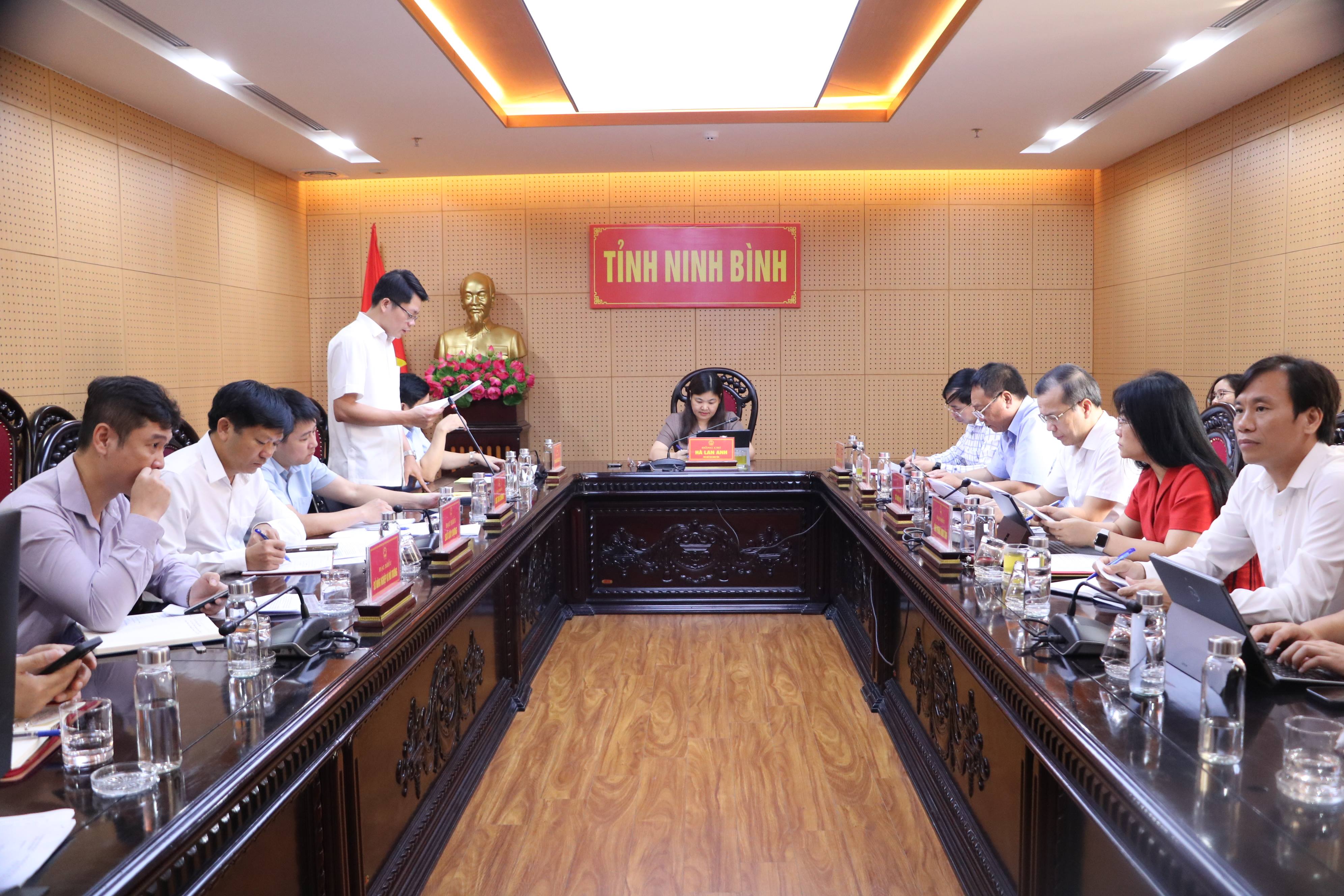 Đồng chí Phó Chủ tịch UBND tỉnh Hà Lan Anh chủ trì Hội nghị tháo gỡ khó khăn, đẩy mạnh thực hiện các nhiệm vụ trọng tâm ngành Giáo dục