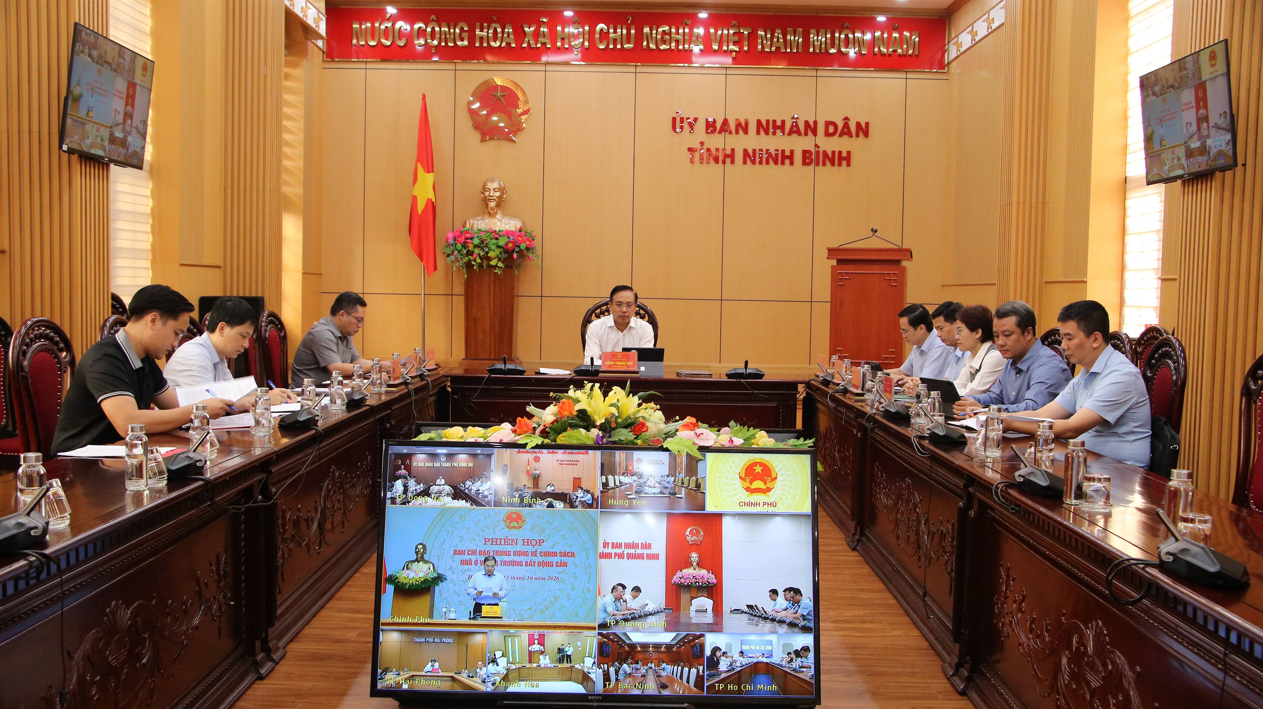Ban Chỉ đạo Trung ương về chính sách nhà ở và thị trường bất động sản họp phiên thứ nhất sau kiện toàn