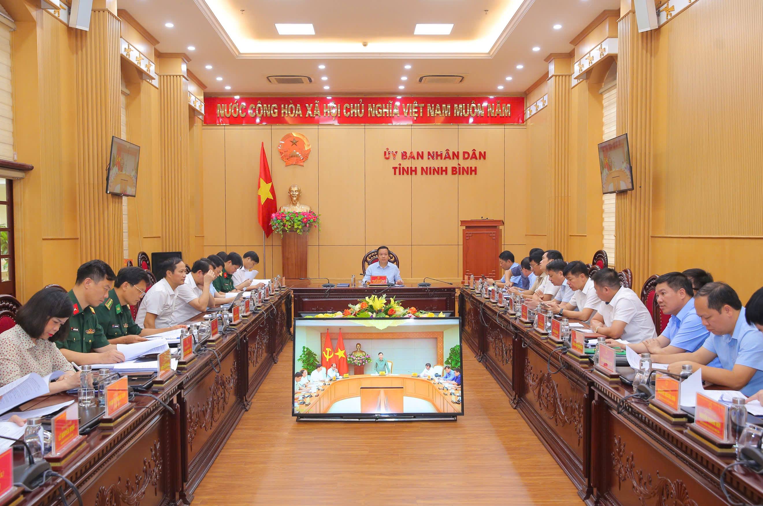 Hội nghị trực tuyến ứng phó với cơn bão số 3