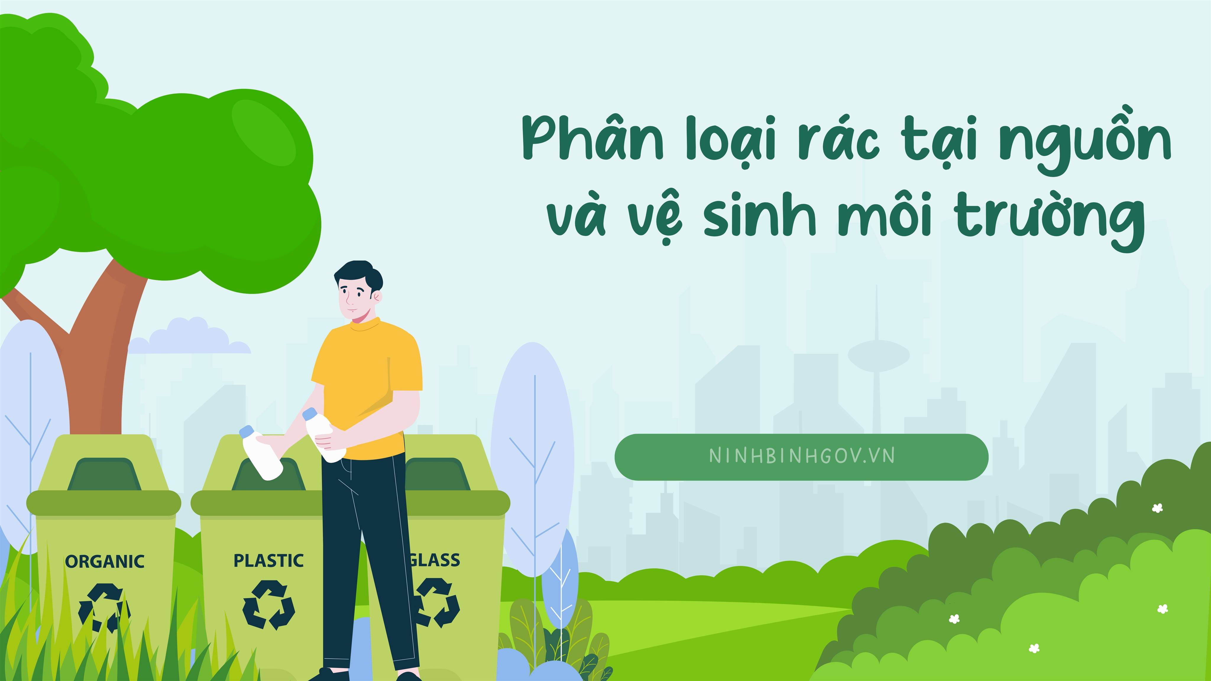 Bình Sơn quyết liệt triển khai phân loại rác tại nguồn và vệ sinh môi trường năm 2026
