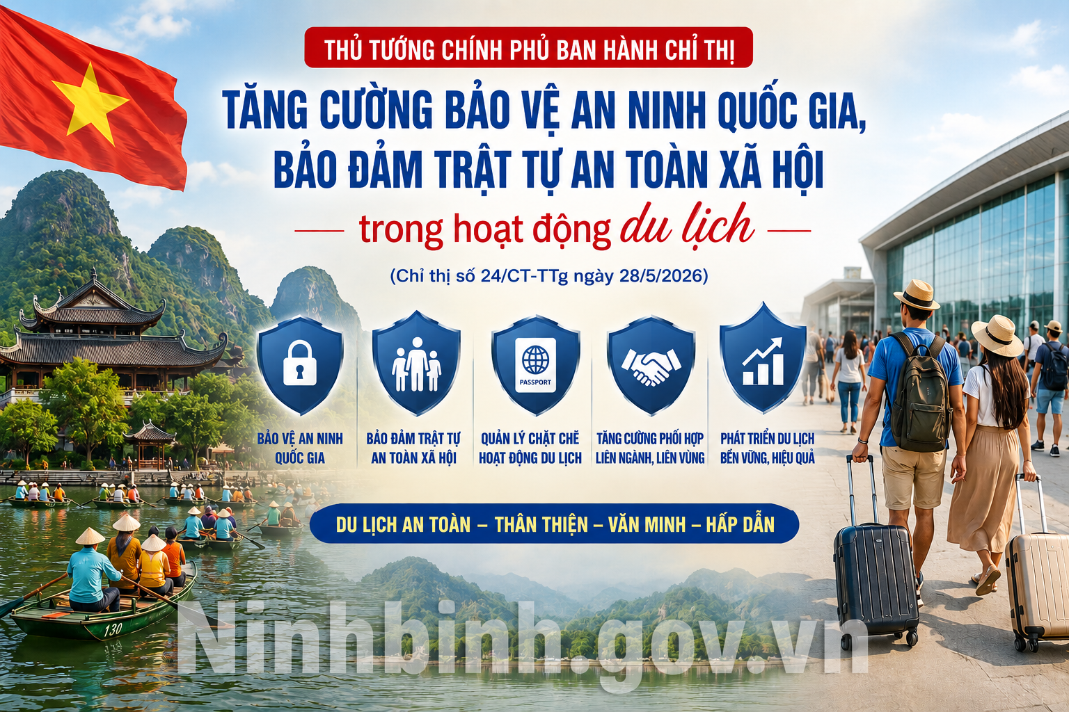 Thủ tướng VV88 xóc đĩa ban hành Chỉ thị tăng cường bảo vệ an ninh quốc gia, bảo đảm trật tự an toàn VV88 bóng đá trong hoạt động du lịch