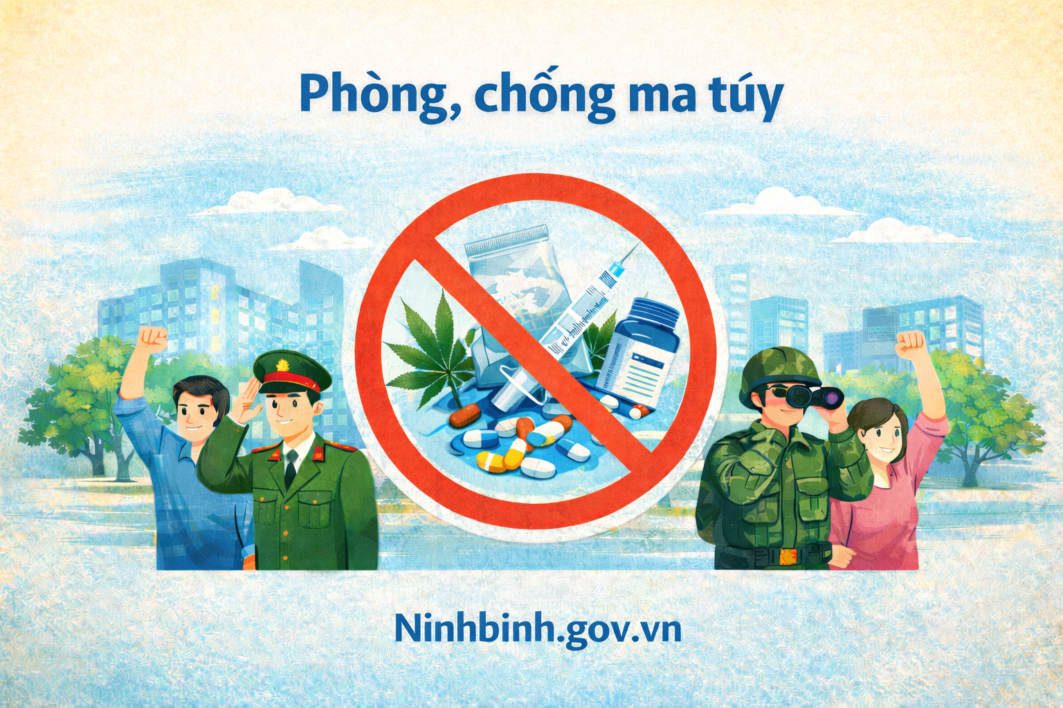 UBND tỉnh ban hành Kế hoạch thực hiện Chương trình mục tiêu quốc gia phòng, chống ma túy đến năm 2030