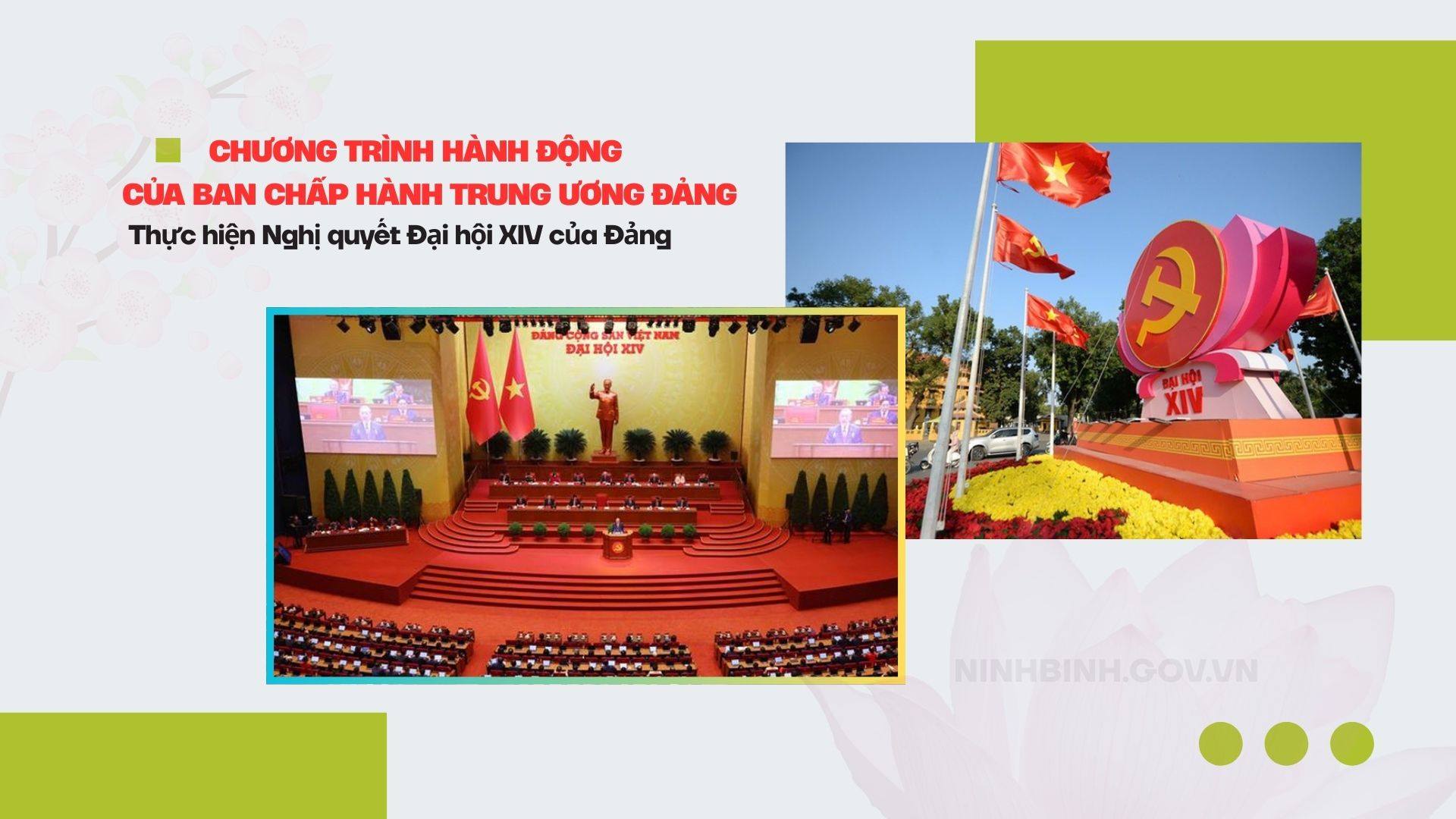 Chương trình hành động của Ban Chấp hành Trung ương Đảng thực hiện Nghị quyết Đại hội đại biểu toàn quốc lần thứ XIV của Đảng