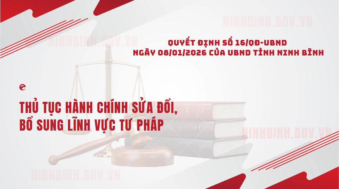  ​Ninh Bình: Công bố 112 thủ tục hành chính sửa đổi, bổ sung lĩnh vực Công Thương