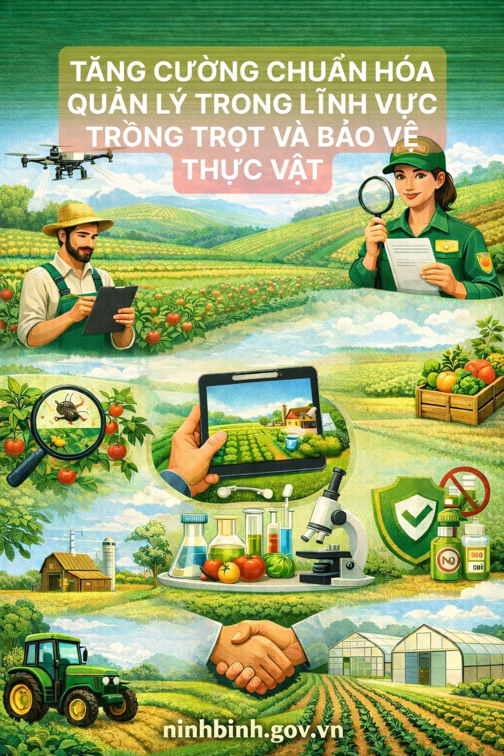 Ninh Bình triển khai thực hiện Thông tư số 07/2026/TT-BNNMT: tăng cường chuẩn hóa quản lý trong lĩnh vực trồng trọt và bảo vệ thực vật