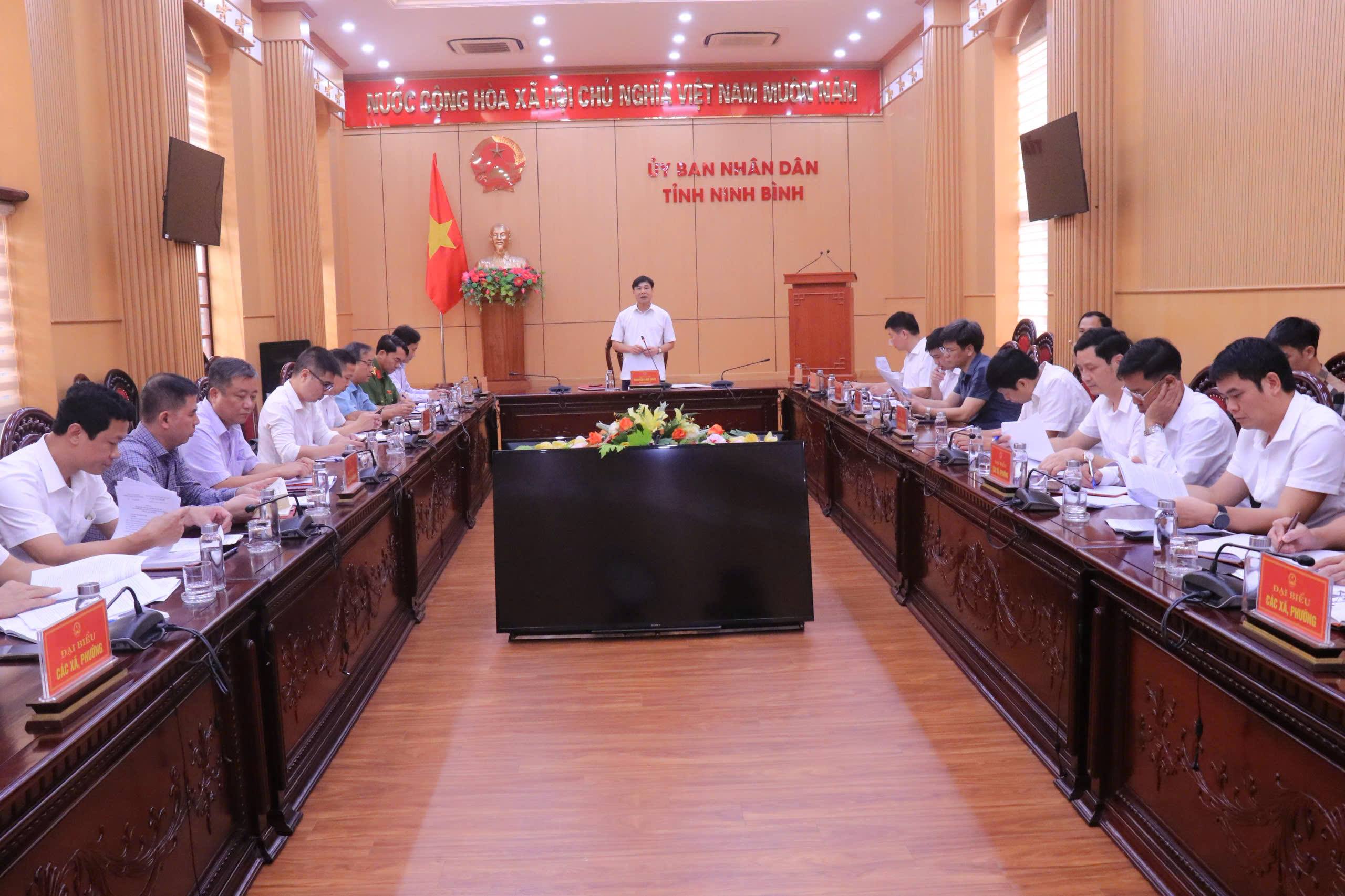 Ban Chỉ đạo triển khai chiến dịch làm giàu, làm sạch cơ sở dữ liệu quốc gia về đất đai tổ chức phiên họp bàn về công tác triển khai chiến dịch trên toàn tỉnh