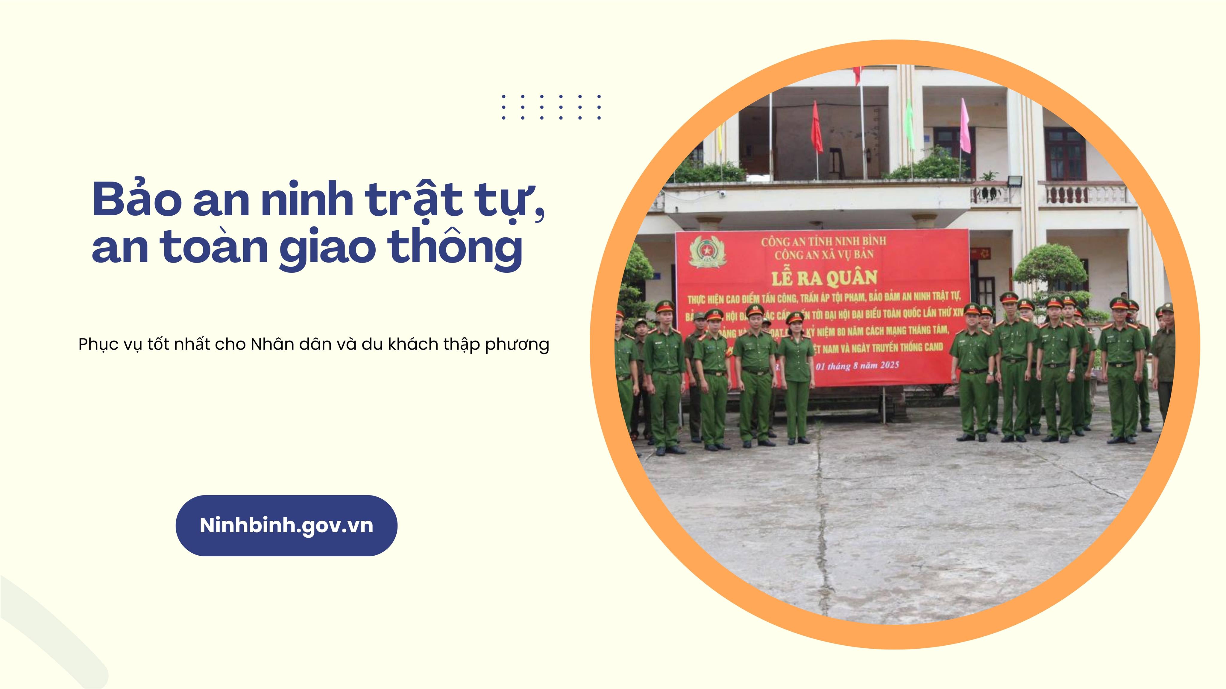 Tăng cường đảm bảo an ninh trật tự, an toàn giao thông tại các lễ hội lớn năm 2026 trên địa bàn xã Vụ Bản