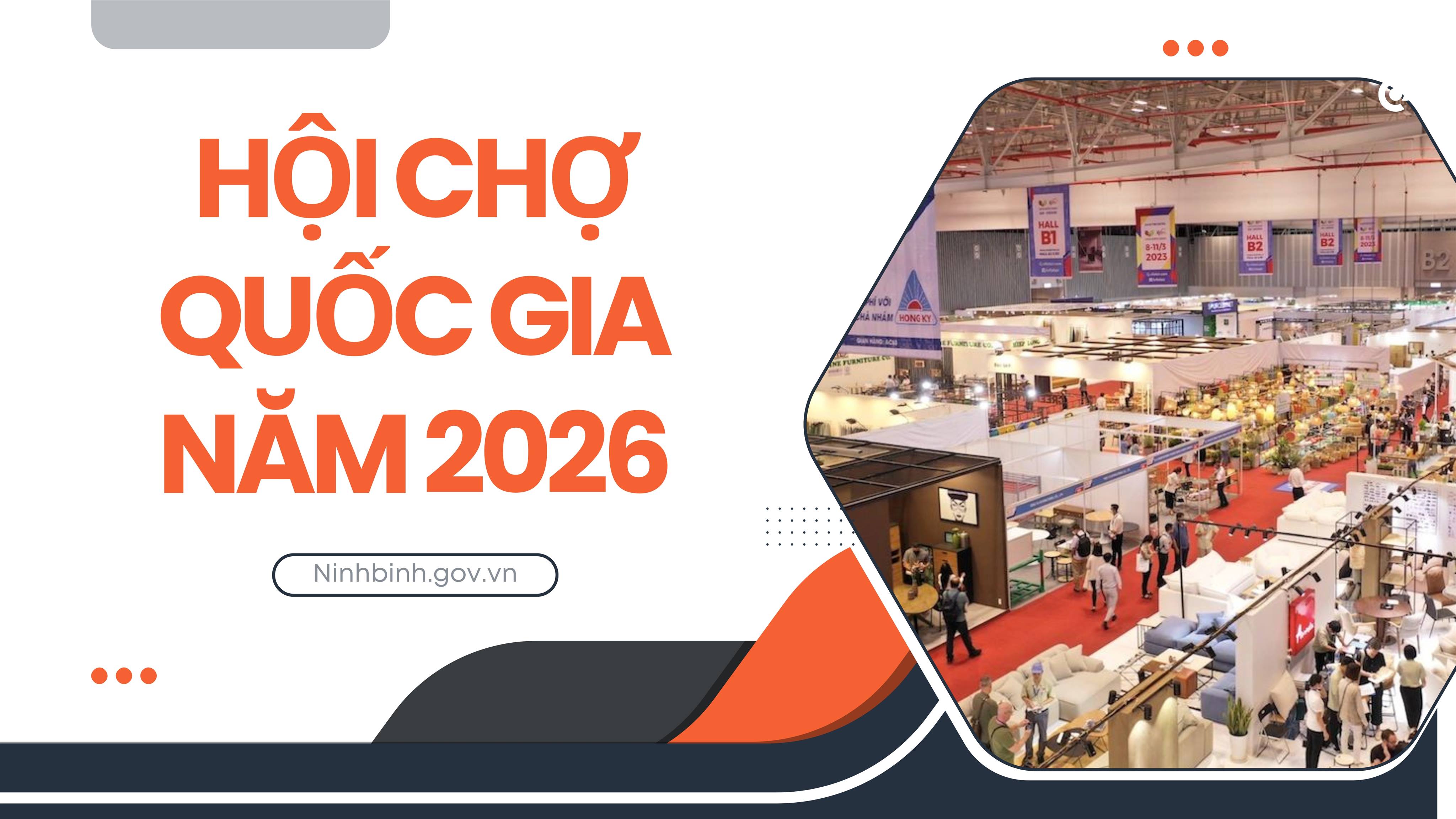 Bộ Công Thương dự kiến tổ chức 04 Hội chợ Quốc gia năm 2026