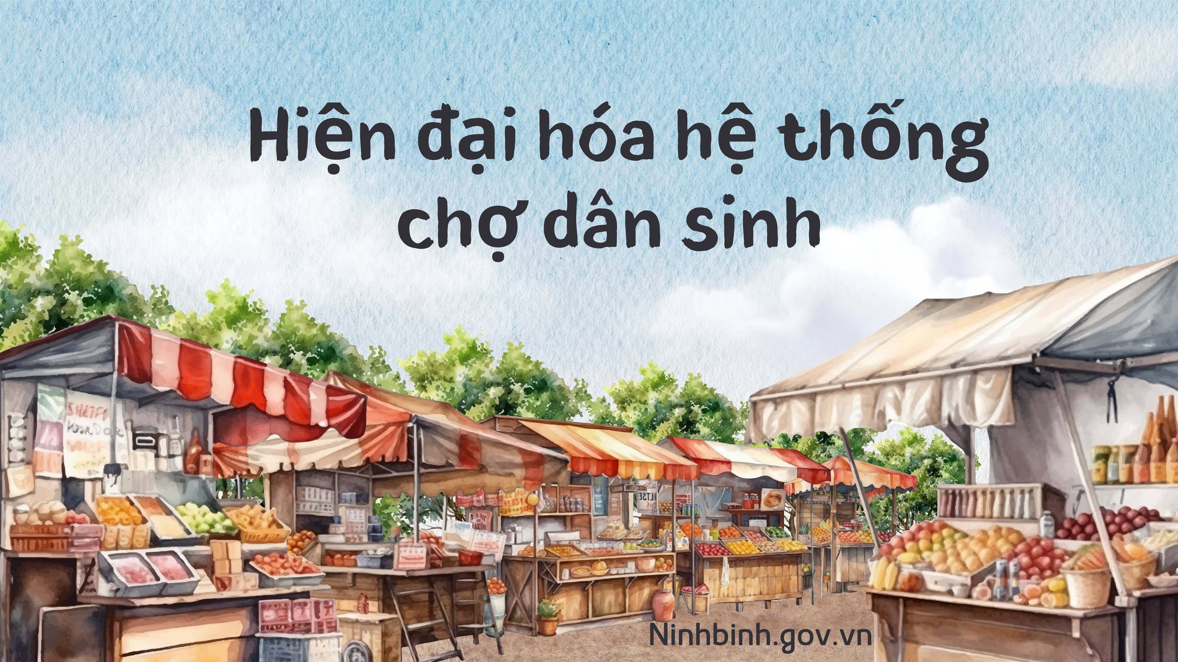 Xã Giao Minh: Hướng tới hiện đại hóa hệ thống chợ dân sinh đến năm 2030