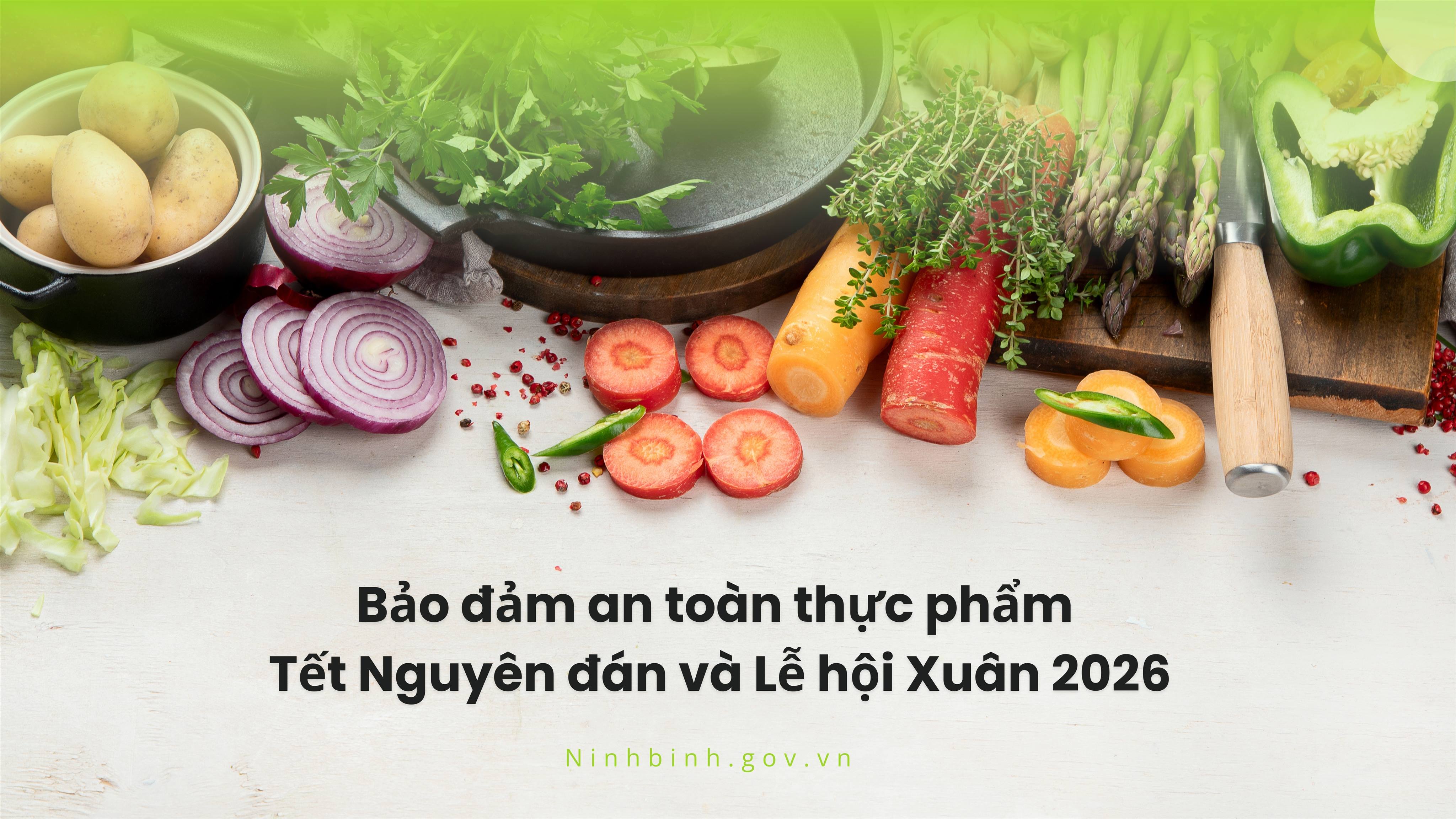 Xã Minh Thái tăng cường bảo đảm an toàn thực phẩm dịp Tết Nguyên đán và Lễ hội Xuân 2026