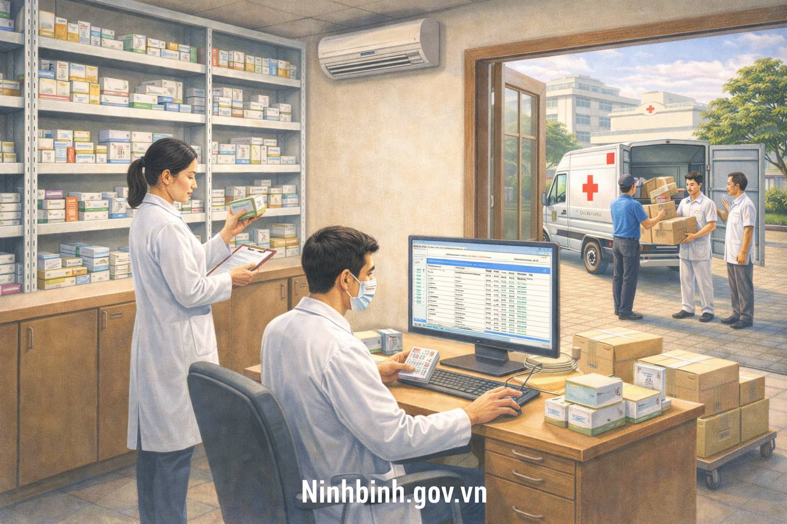 Cung ứng thuốc phục vụ phòng, chống dịch và khám, chữa bệnh dịp Tết Bính Ngọ 2026