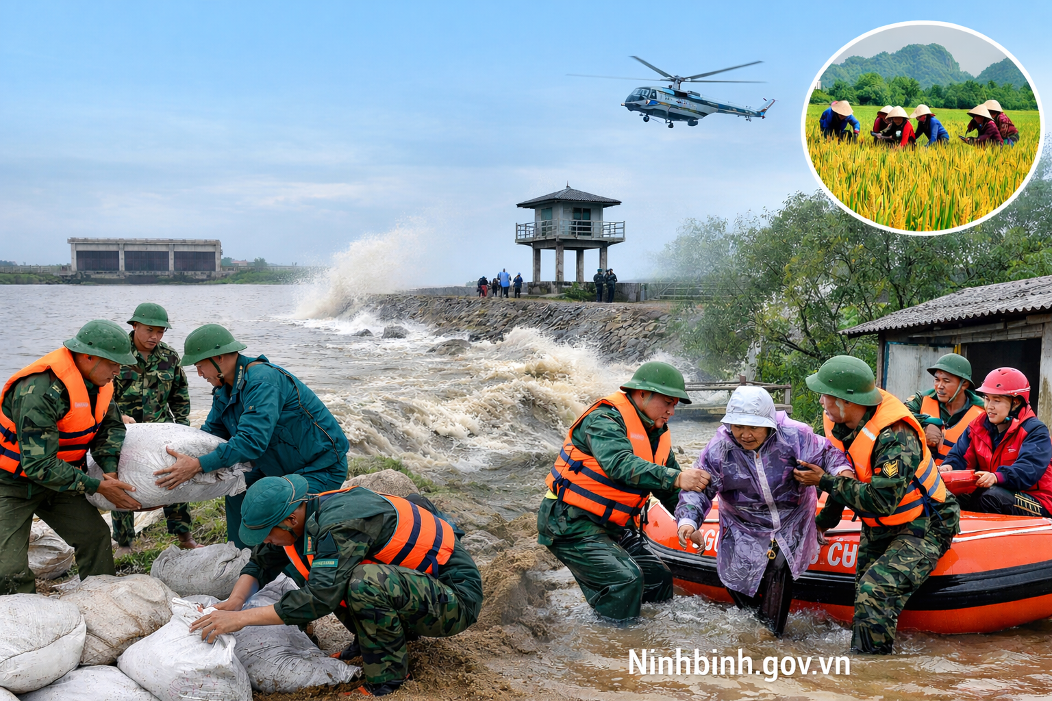 Xã Giao Bình chủ động triển khai các giải pháp phòng, chống thiên tai, giảm thiểu thiệt hại trong năm 2026