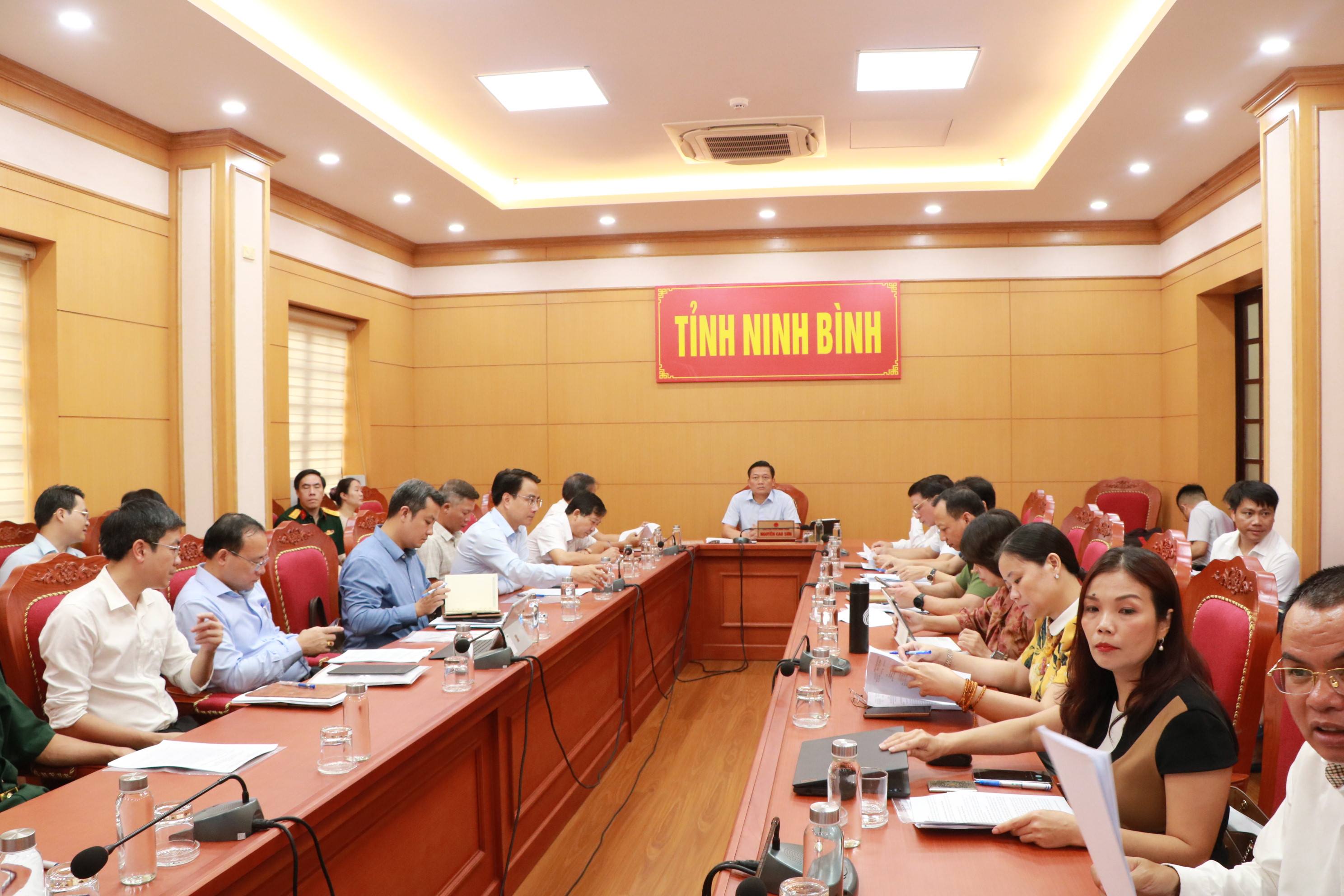 Hội nghị trực tuyến về việc chuẩn bị tổ chức Lễ khánh thành, khởi công các dự án, công trình