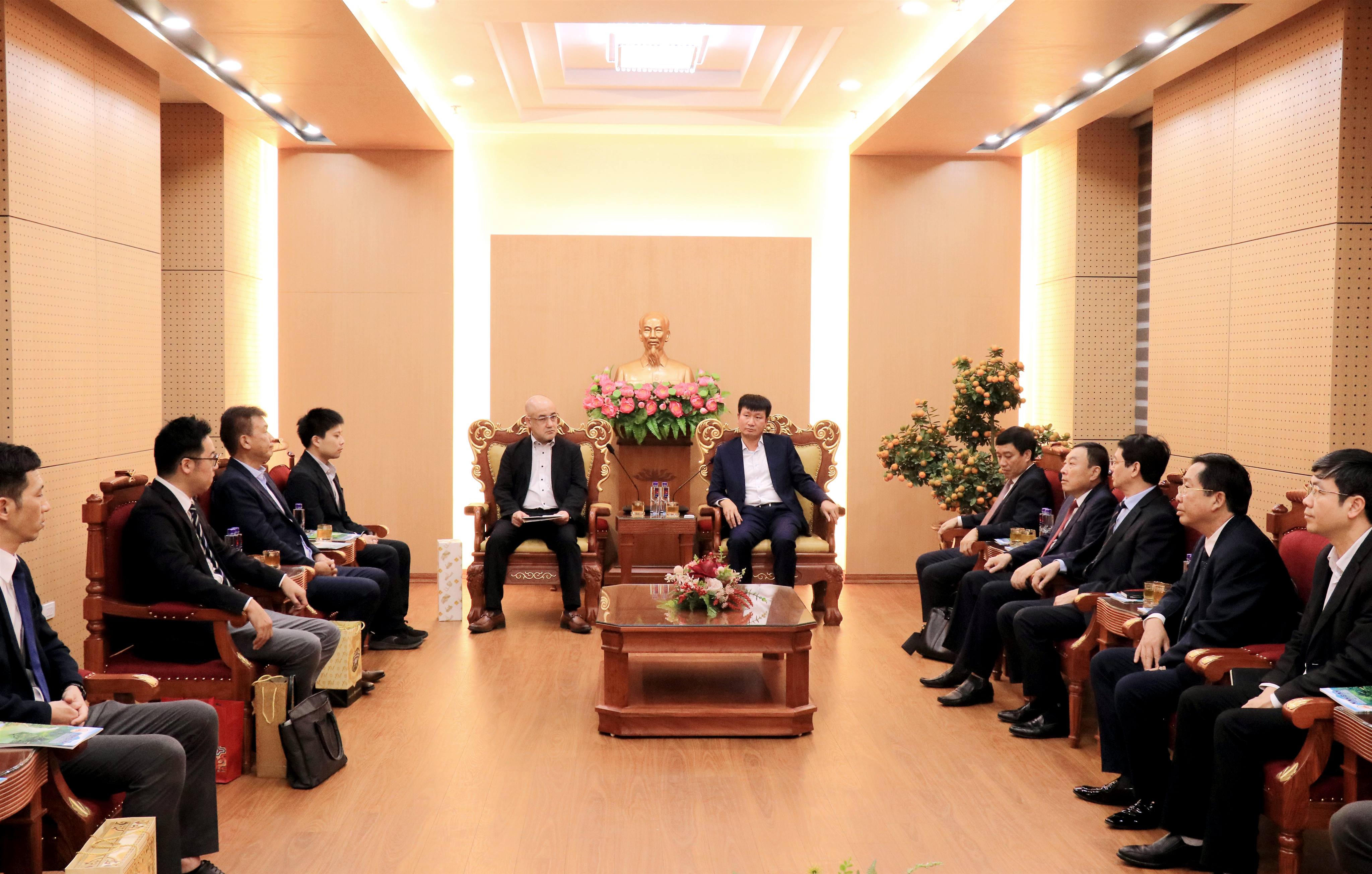 Chủ tịch UBND tỉnh Ninh Bình Trần Huy Tuấn gặp mặt các Doanh nghiệp, Nhà đầu tư Nhật Bản
