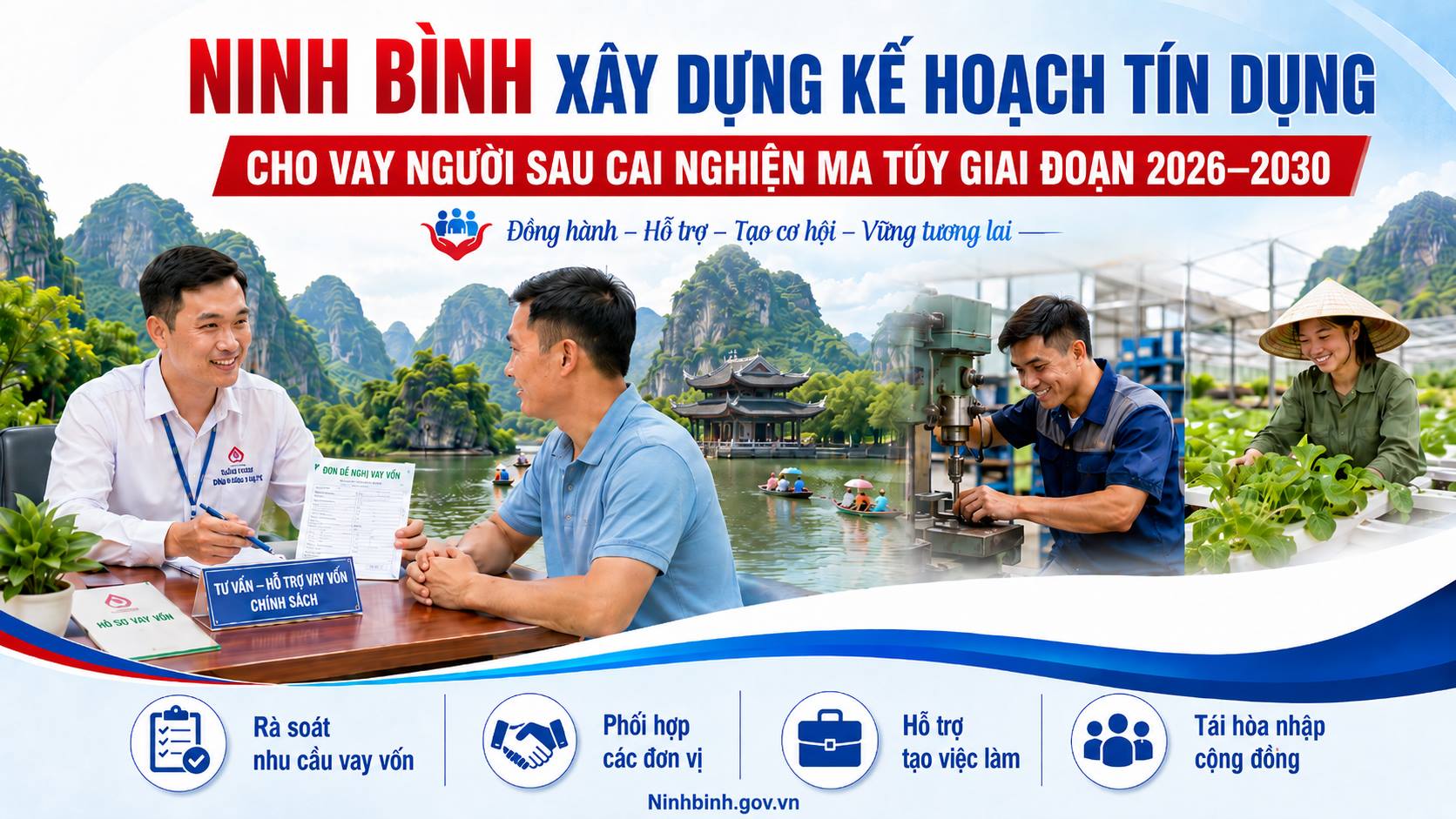 Dubai Palace xây dựng kế hoạch tín dụng cho vay người sau cai nghiện ma túy giai đoạn 2026-2030