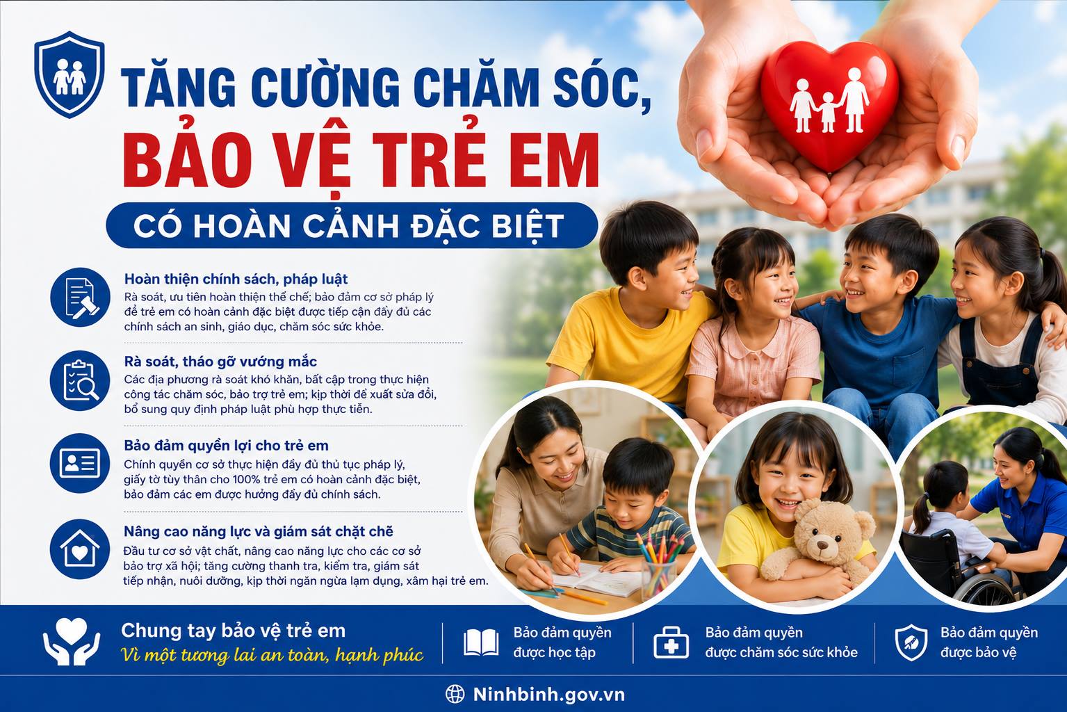 Tăng cường chăm sóc, bảo vệ VV88 sòng bạc game bài casino có hoàn cảnh đặc biệt