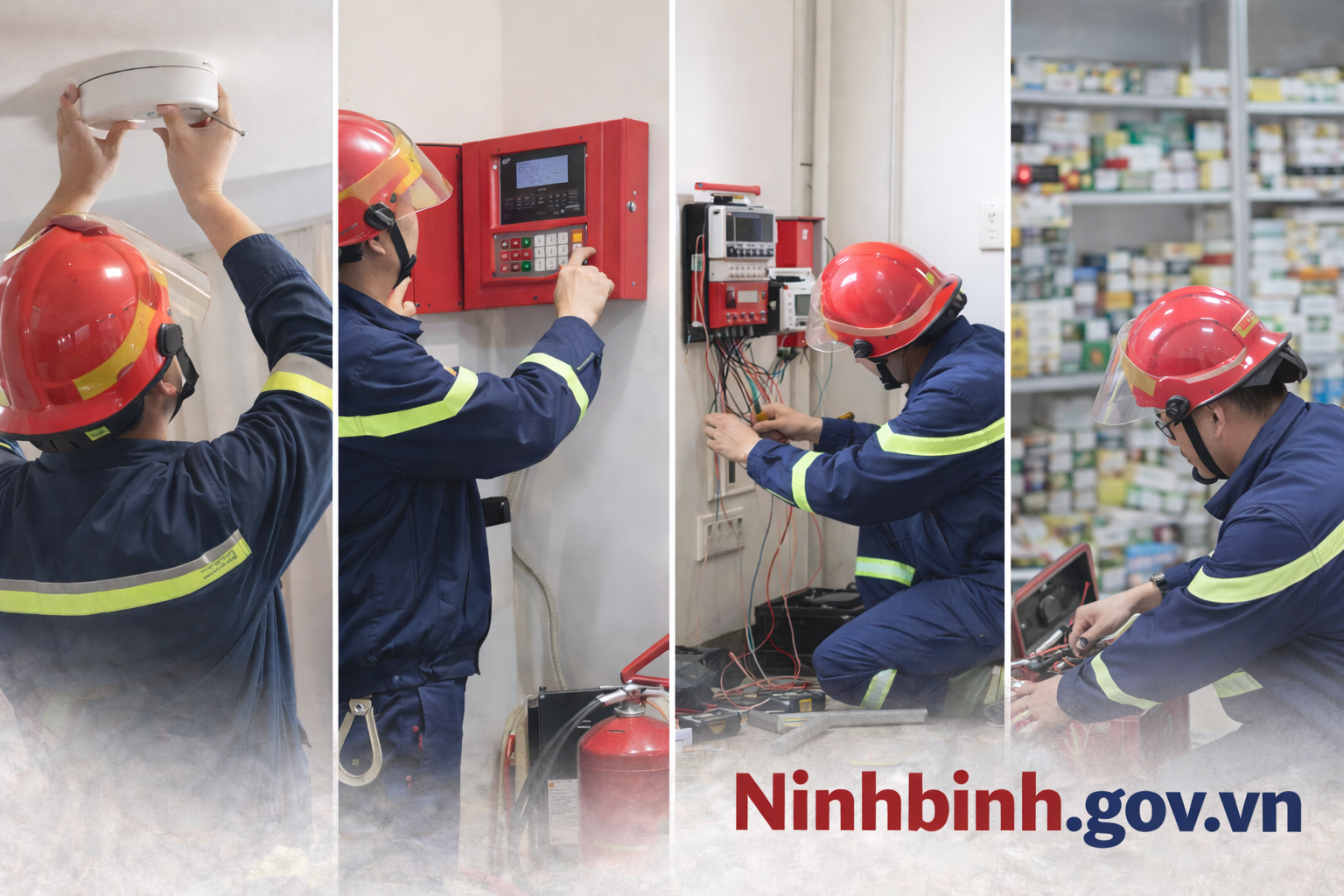 Xã Ninh Giang đẩy mạnh tuyên truyền, lắp đặt thiết bị truyền tin báo cháy, nâng cao hiệu quả phòng cháy, chữa cháy