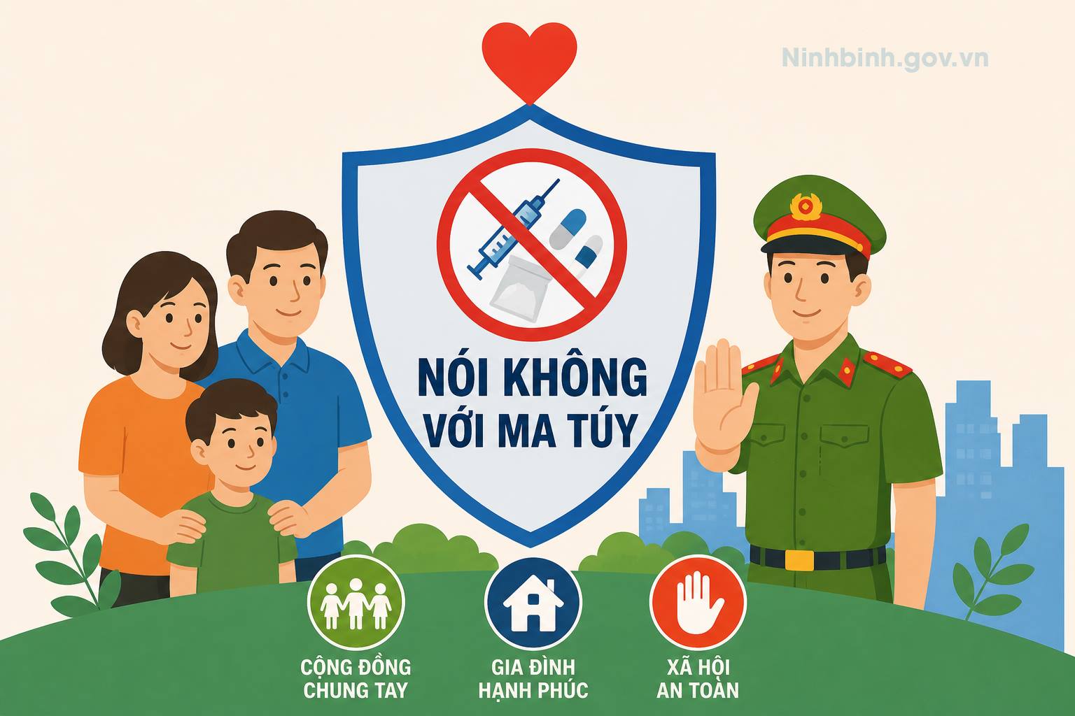 Xã Phong Doanh quyết liệt triển khai Chương trình mục tiêu quốc gia phòng, chống ma túy đến năm 2030