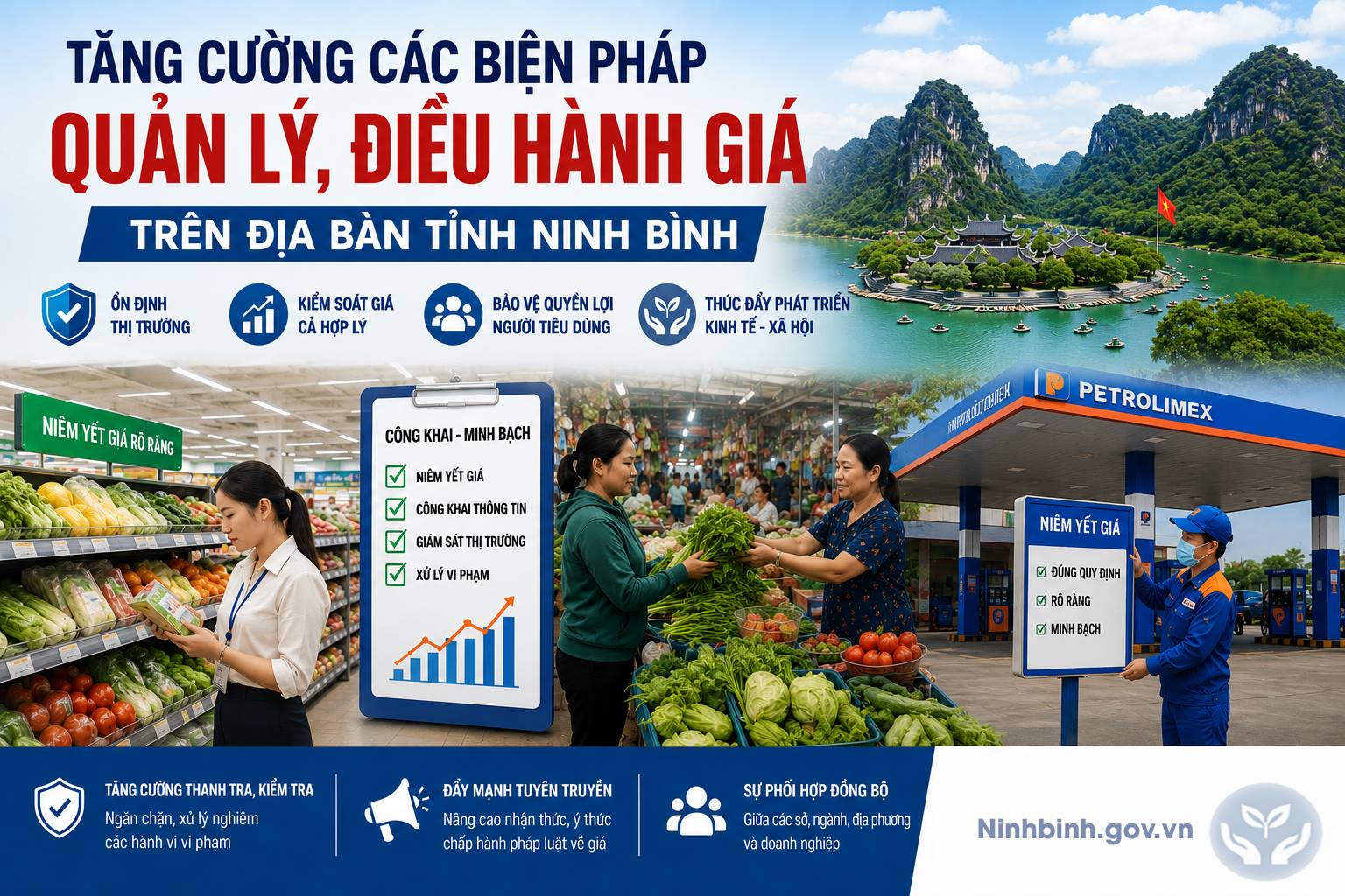 Tăng cường các biện pháp quản lý, điều hành giá trên địa bàn tỉnh Dubai Palace