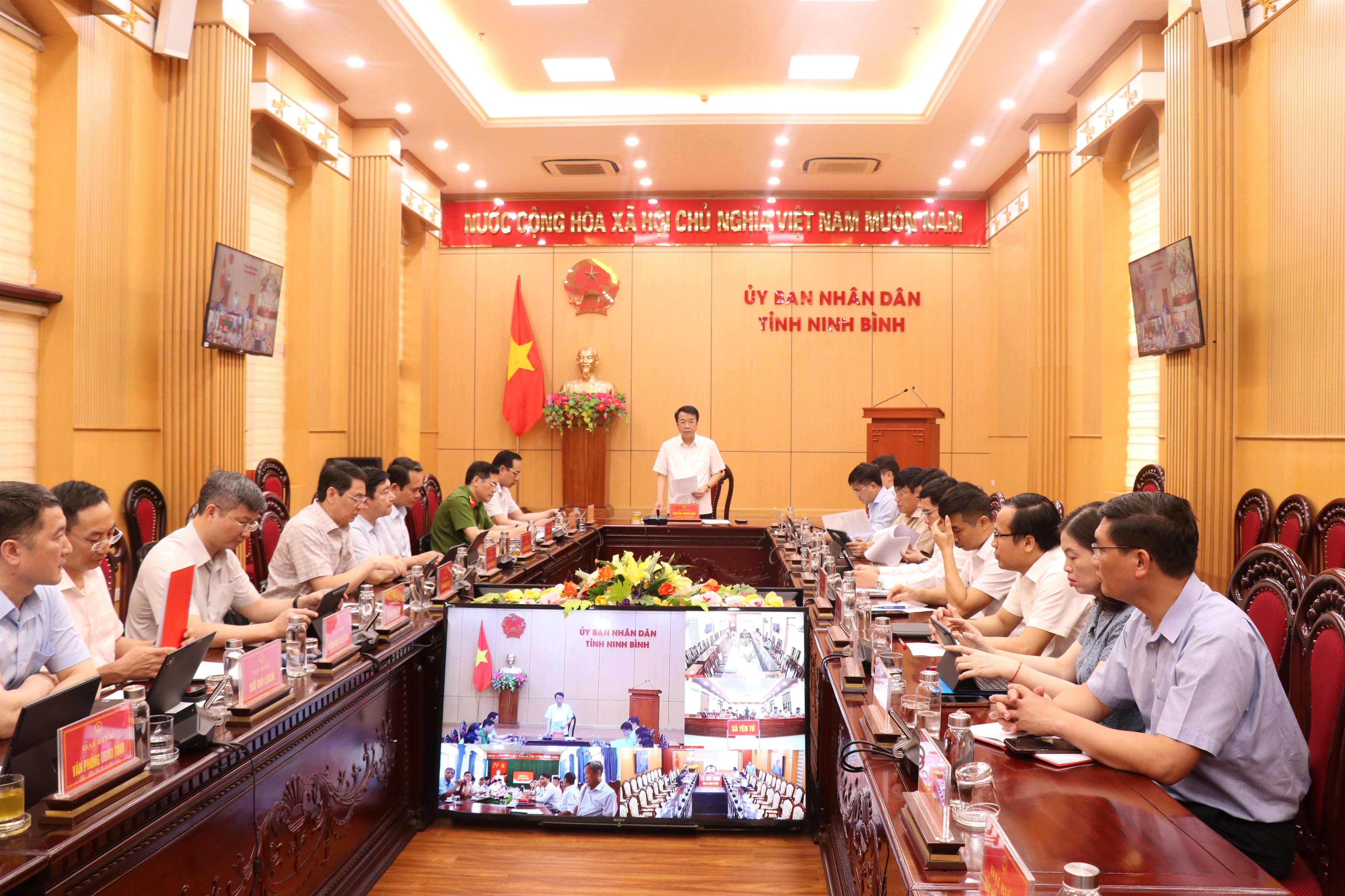 Hội nghị sơ kết quý I năm 2026 của Ban Chỉ đạo và các Tổ giúp việc Ban Chỉ đạo của UBND tỉnh về phát triển khoa học, công nghệ, đổi mới sáng tạo, chuyển đổi số và Đề án 06 tỉnh Ninh Bình 