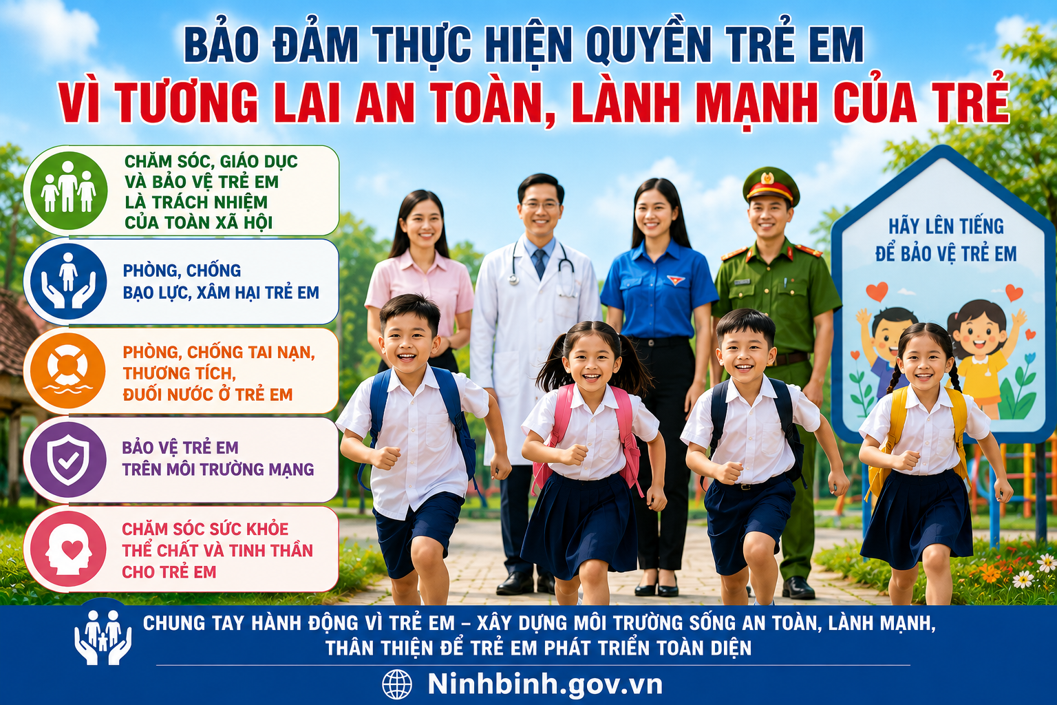 Tăng cường các giải pháp bảo đảm thực hiện quyền trẻ em