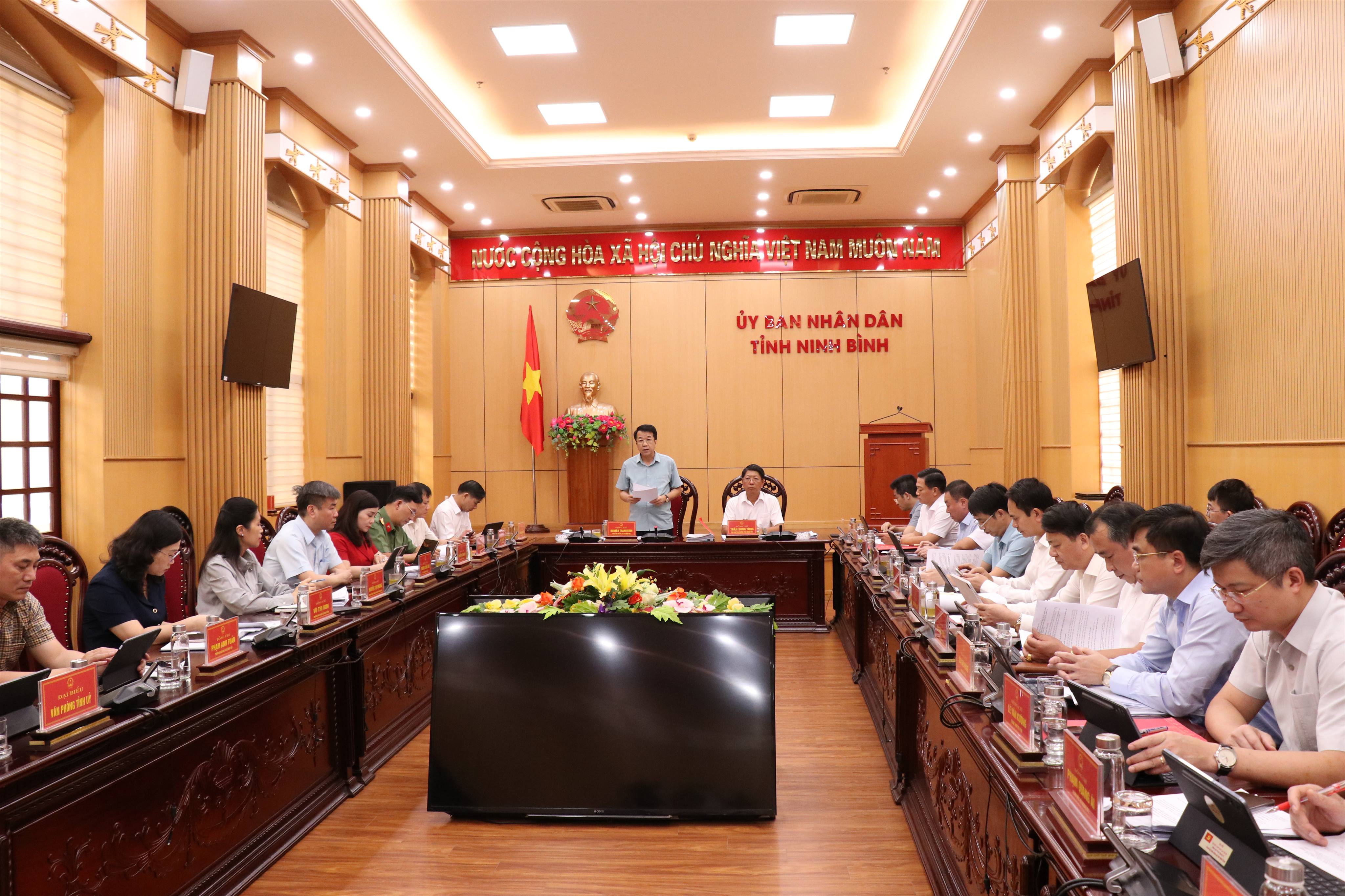 UBND tỉnh họp cho ý kiến vào các nội dung trình tại Kỳ họp thứ 6 của HĐND tỉnh khóa XVI, nhiệm kỳ 2026-2031 