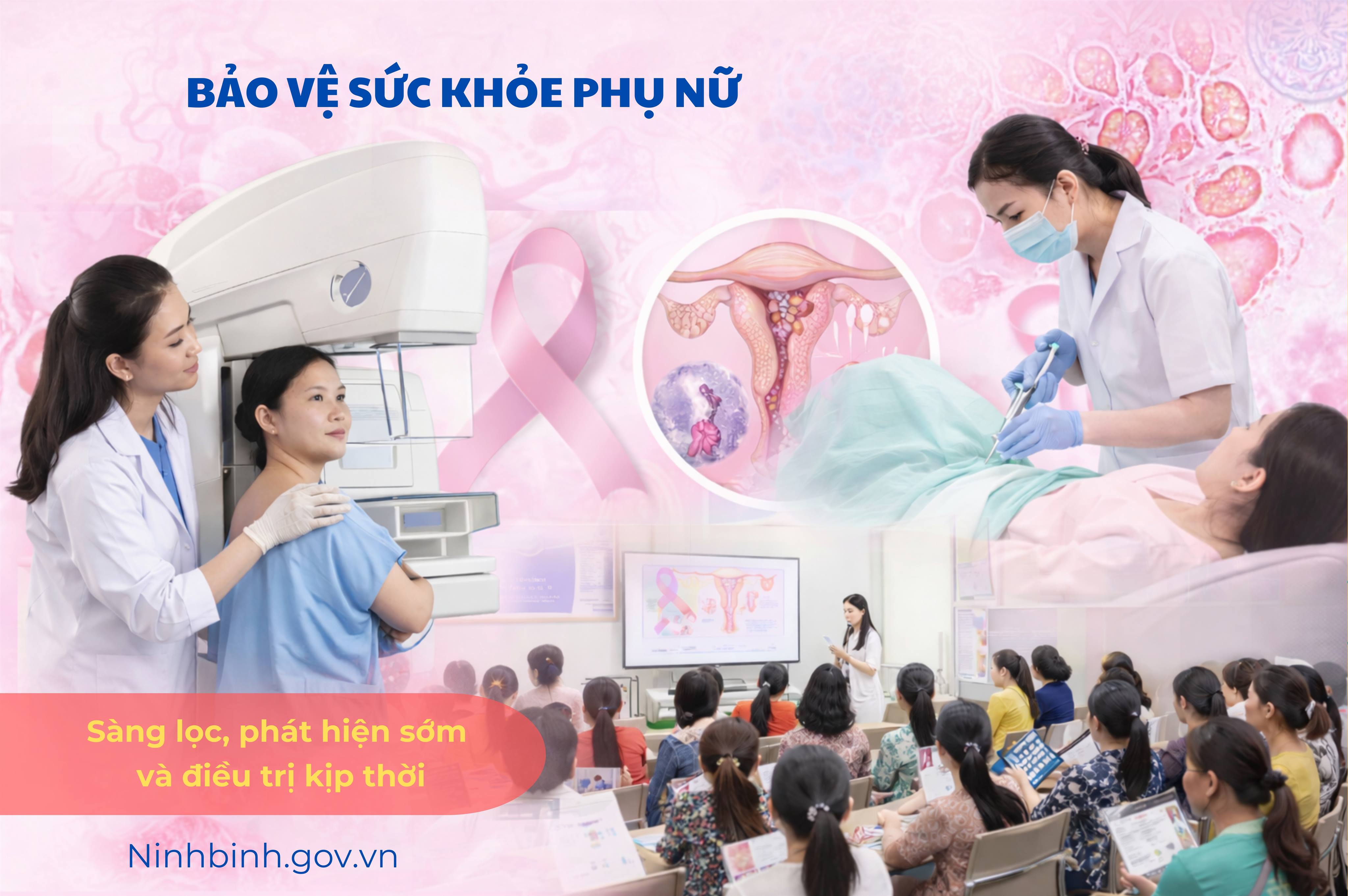 Triển khai Kế hoạch hành động quốc gia phòng chống ung thư vú và ung thư cổ tử cung giai đoạn 2026–2035