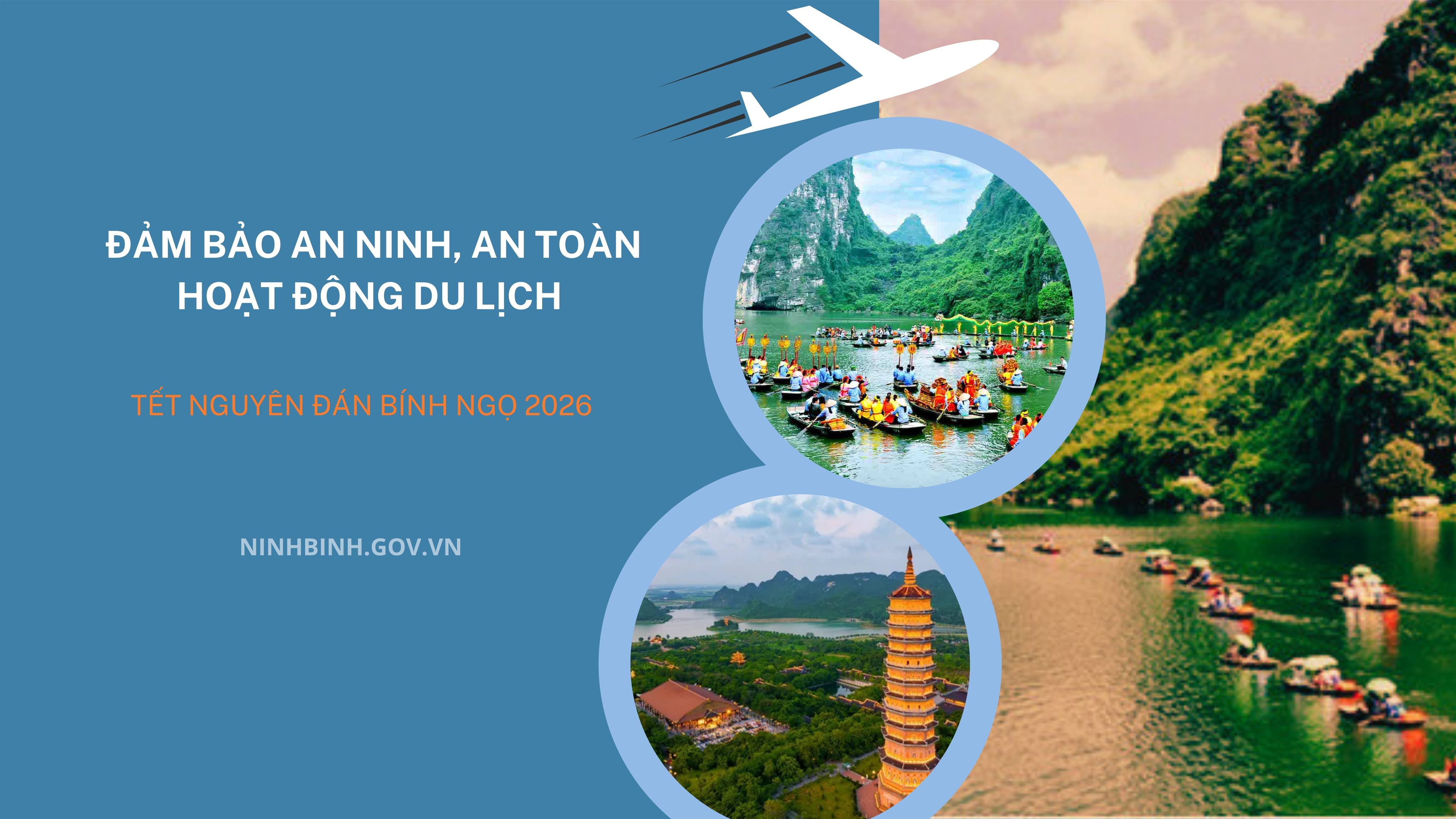 UBND tỉnh chỉ đạo tăng cường đảm bảo an ninh, an toàn hoạt động du lịch dịp Tết Nguyên đán Bính Ngọ 2026