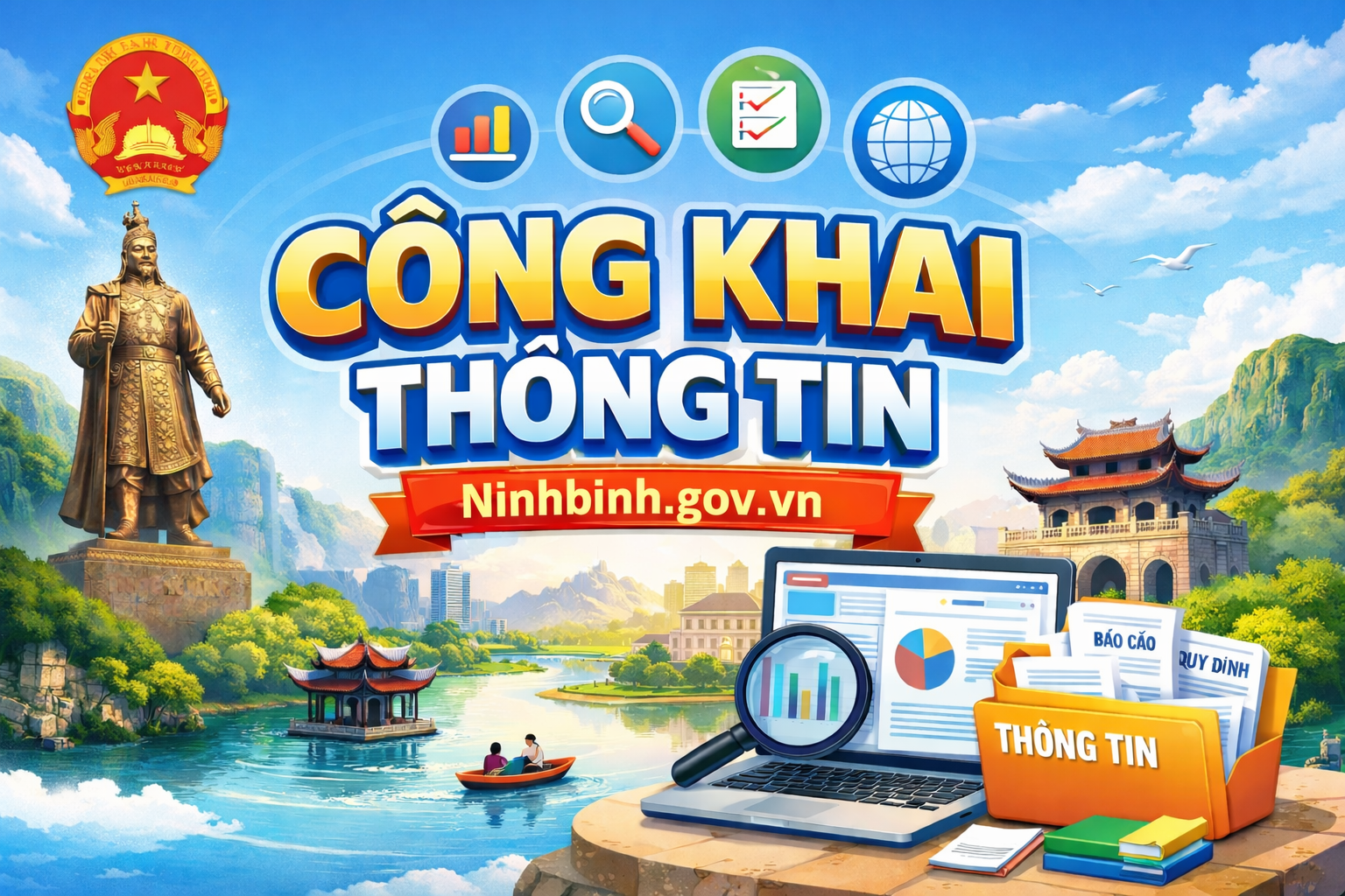 Ninh Bình: Công khai thông tin về vi phạm và việc khắc phục vi phạm pháp luật về đất đai (quý IV năm 2025)