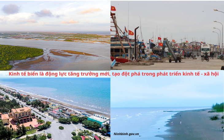 Ninh Bình: kinh tế biển là động lực tăng trưởng mới, tạo đột phá trong phát triển kinh tế - xã hội