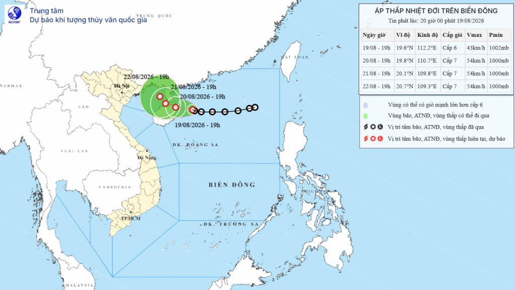 CÔNG ĐIỆN 05/CĐ-UBND CỦA UBND TỈNH: chủ động ứng phó với Áp thấp nhiệt đới trên biển Đông và mưa lớn, ngập lụt, sạt lở đất
