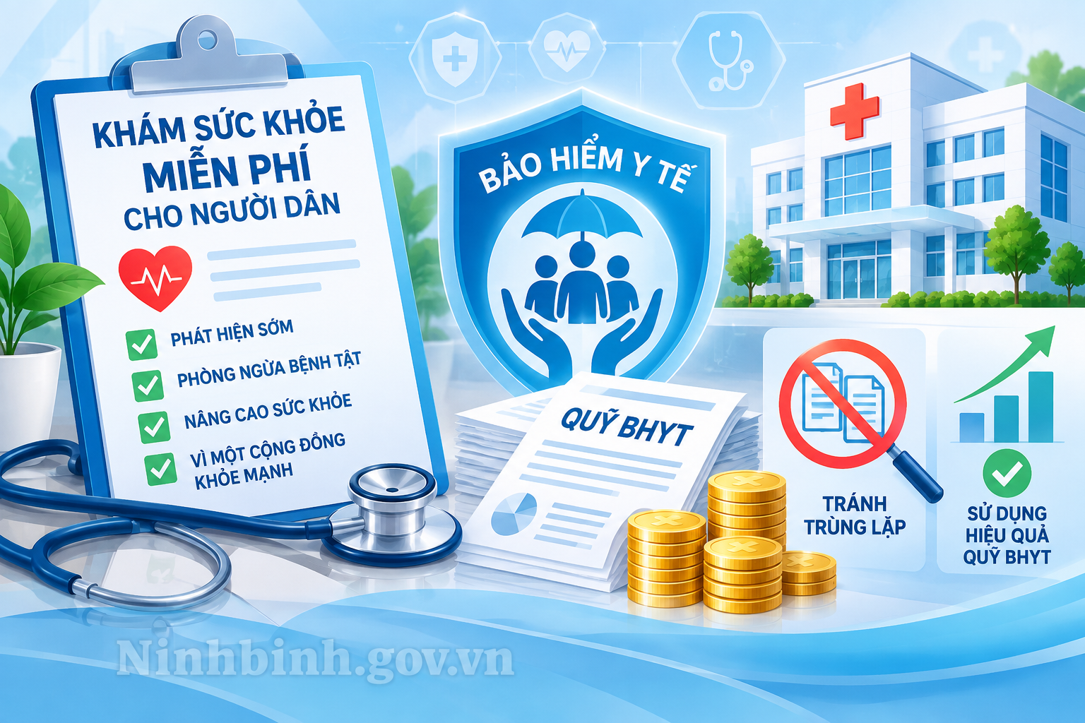 Khám sức khỏe miễn phí cho người dân: Siết chặt cơ chế, tránh trùng lặp, sử dụng hiệu quả Quỹ BHYT