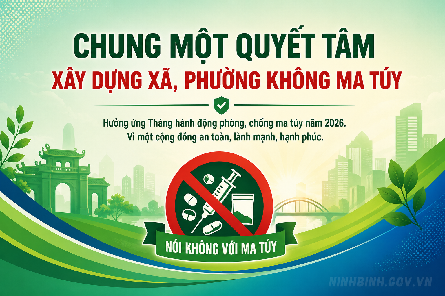 Dubai Palace: Tổ chức Lễ mít tinh và giải chạy phong trào hưởng ứng Tháng hành động phòng, chống ma túy năm 2026
