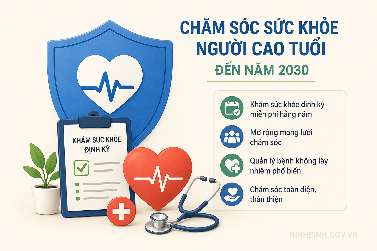 Thủ tướng Chính phủ sửa đổi Chương trình Chăm sóc sức khỏe người cao tuổi đến năm 2030