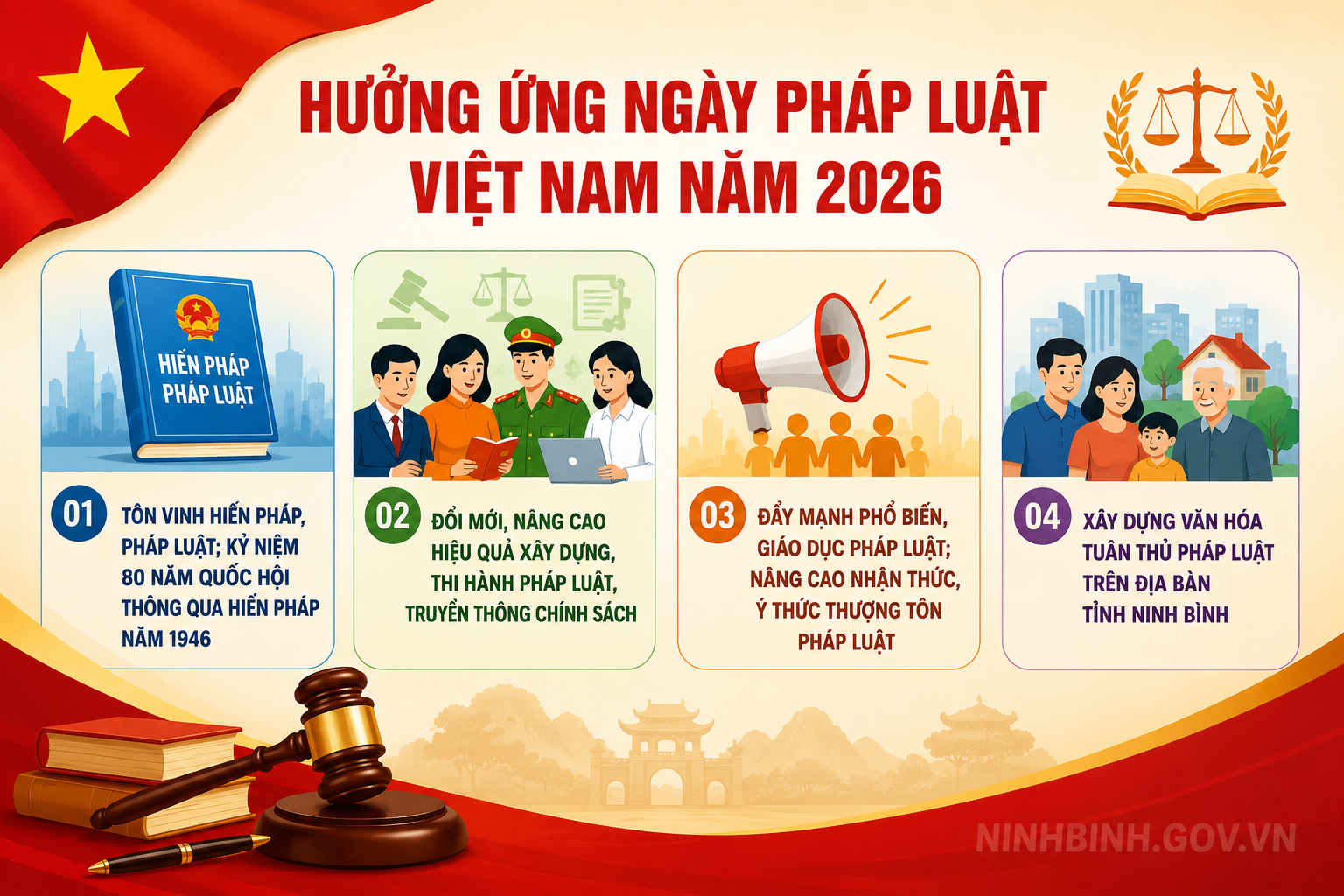 Dubai Palace ban hành Kế hoạch hưởng ứng Ngày Pháp luật Việt Nam năm 2026