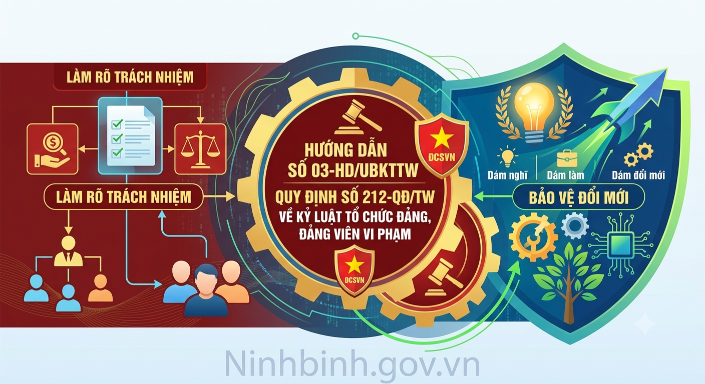 Làm rõ trách nhiệm, bảo vệ đổi mới: Những điểm đáng chú ý trong kỷ luật tổ chức đảng, đảng viên