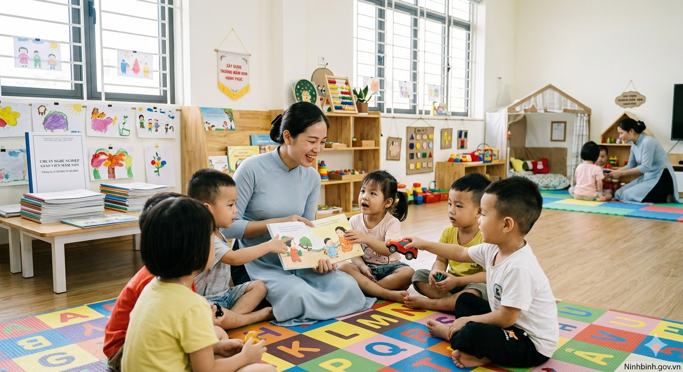 Ban hành chuẩn nghề nghiệp giáo viên mầm non mới: Nâng chuẩn toàn diện, siết chặt chất lượng đội ngũ
