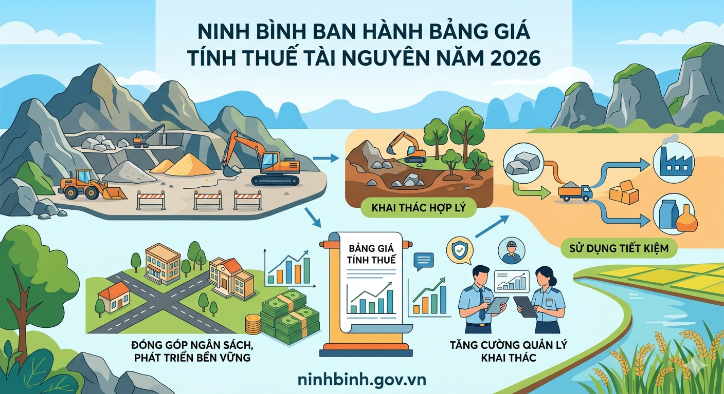 UBND tỉnh quyết định ban hành Tải App Dubai link moi tính thuế tài nguyên năm 2026