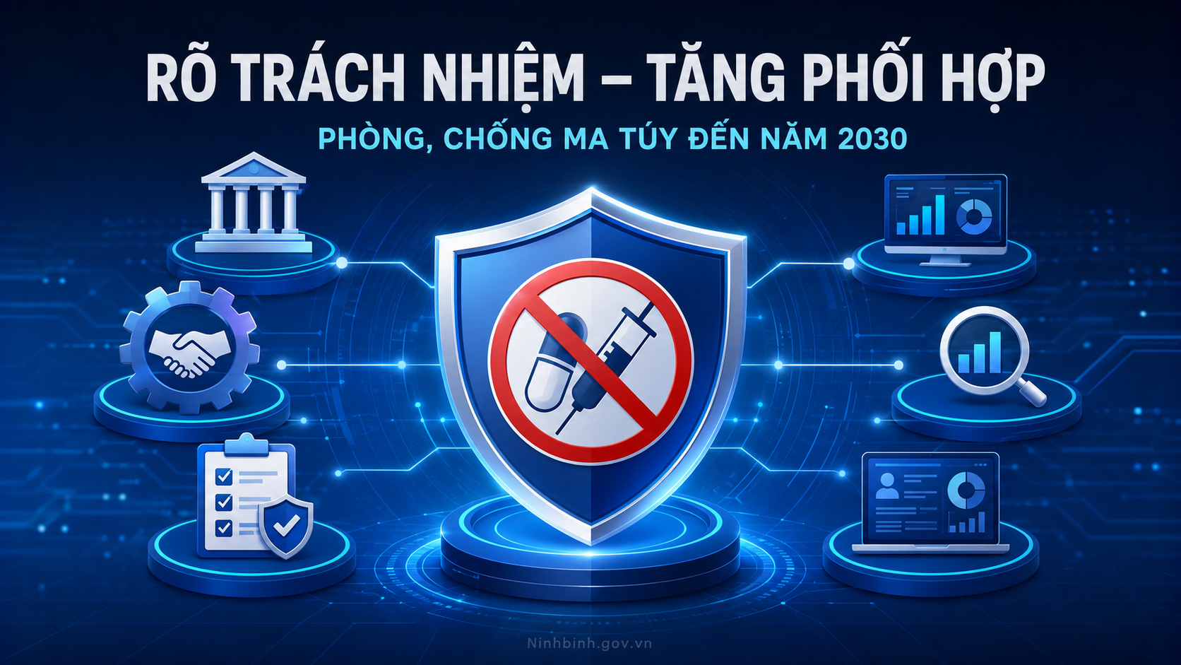 Quyết định số 104/QĐ-BCĐCTMTQG: Rõ trách nhiệm, tăng phối hợp trong phòng, chống ma túy đến năm 2030