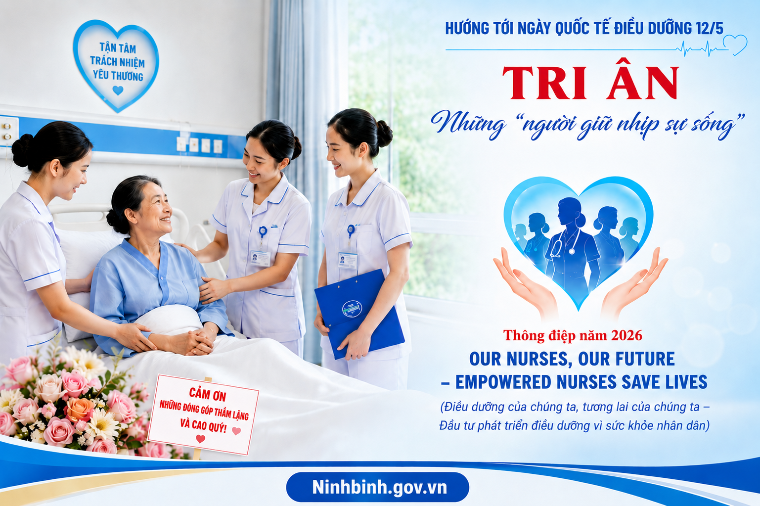 Tuần lễ Điều dưỡng với thông điệp "Điều dưỡng của chúng ta, tương lai của chúng ta – Đầu tư phát triển điều dưỡng vì sức khỏe nhân dân