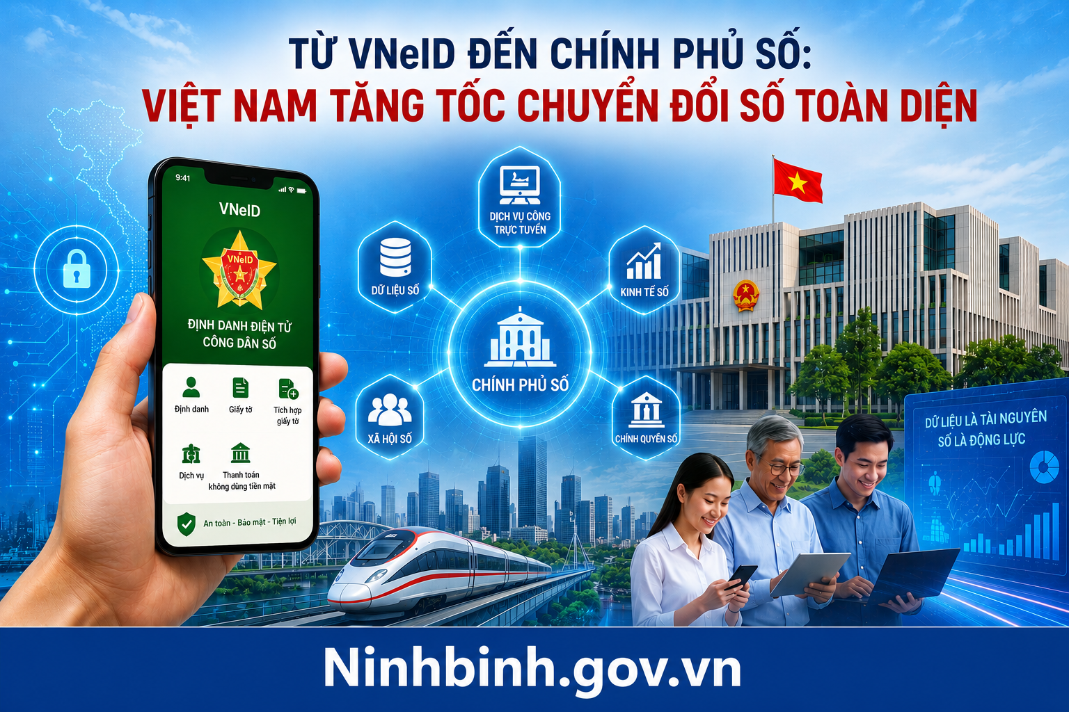 Phát triển ứng dụng dữ liệu về dân cư, định danh và xác thực VV88bet chính thức phục vụ chuyển đổi số quốc gia giai đoạn 2026 - 2030, tầm nhìn đến năm 2035