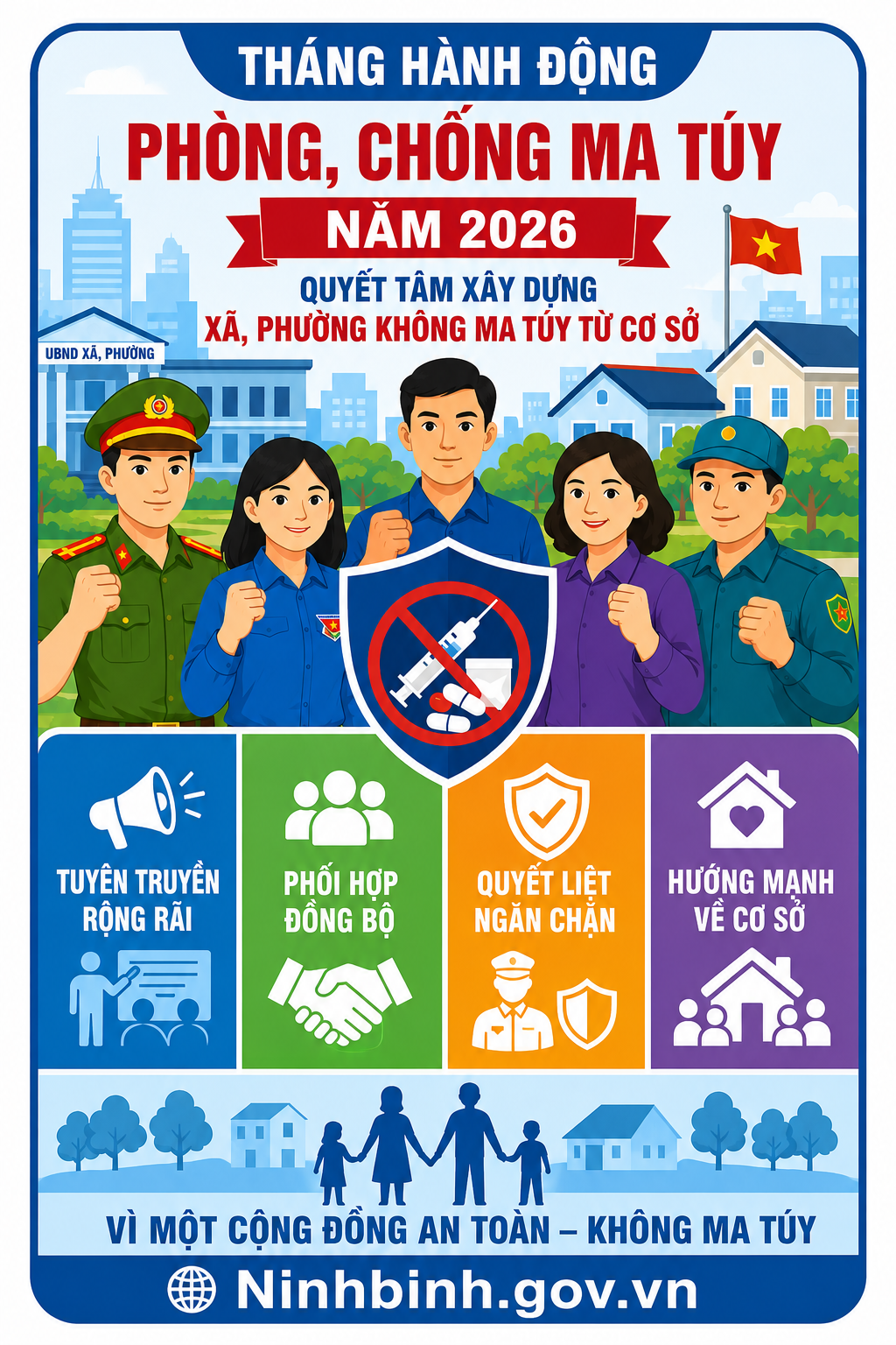 Thủ tướng Chính phủ vừa ban hành Công điện triển khai Tháng hành động phòng, chống ma tuý năm 2026