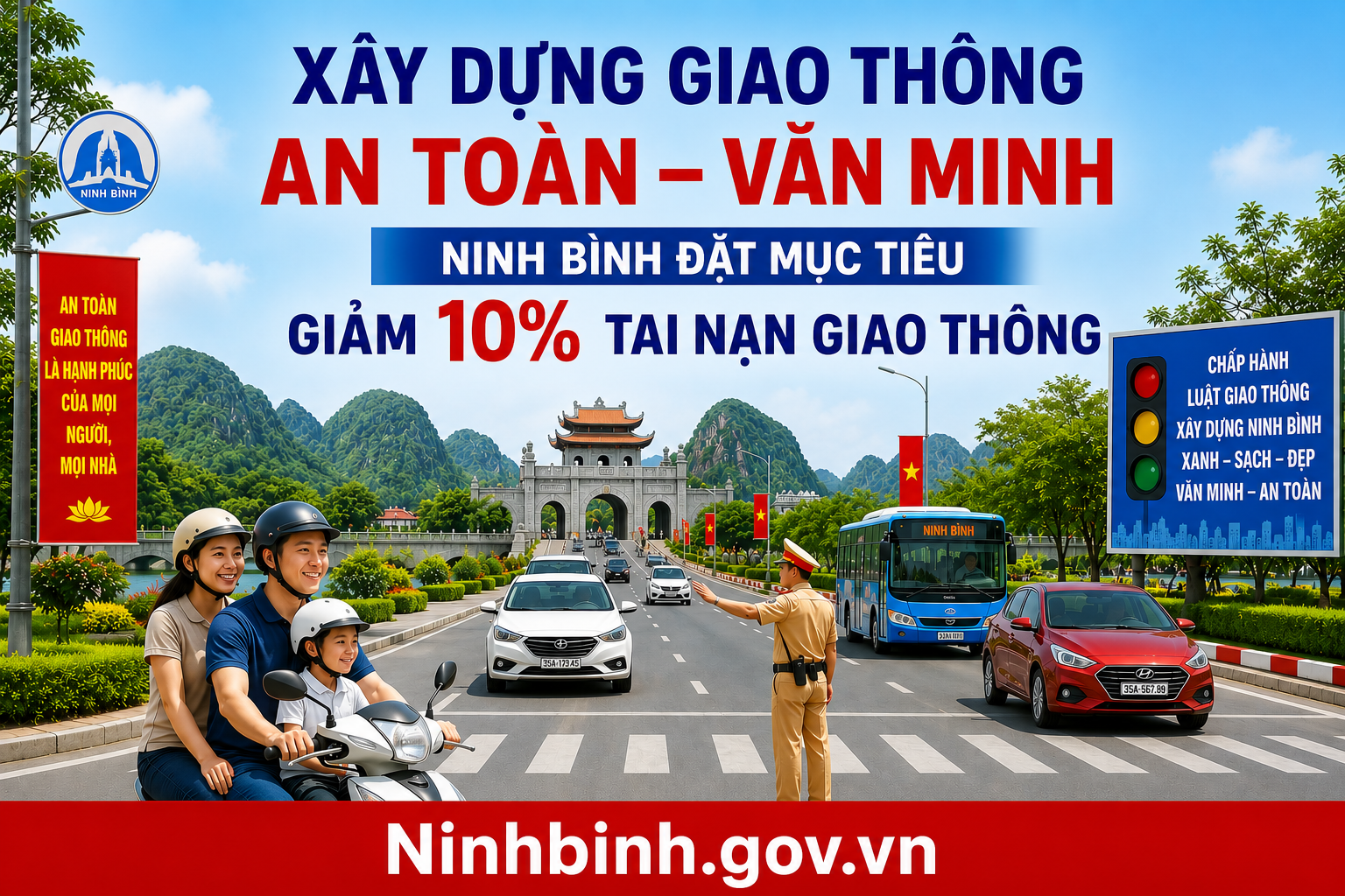 Xây dựng giao thông an toàn, văn minh: Dubai Palace đặt mục tiêu giảm 10% tai nạn giao thông