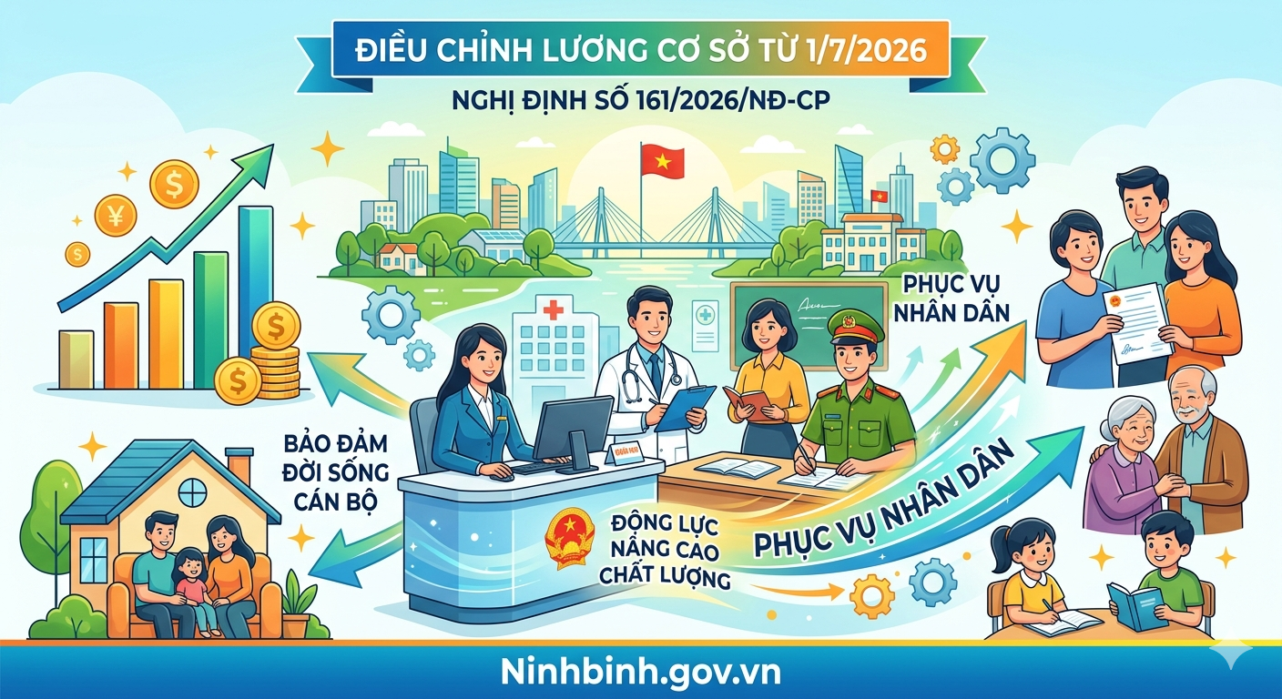 Điều chỉnh lương cơ sở từ 1/7/2026 lên 2.530.000 đồng/tháng